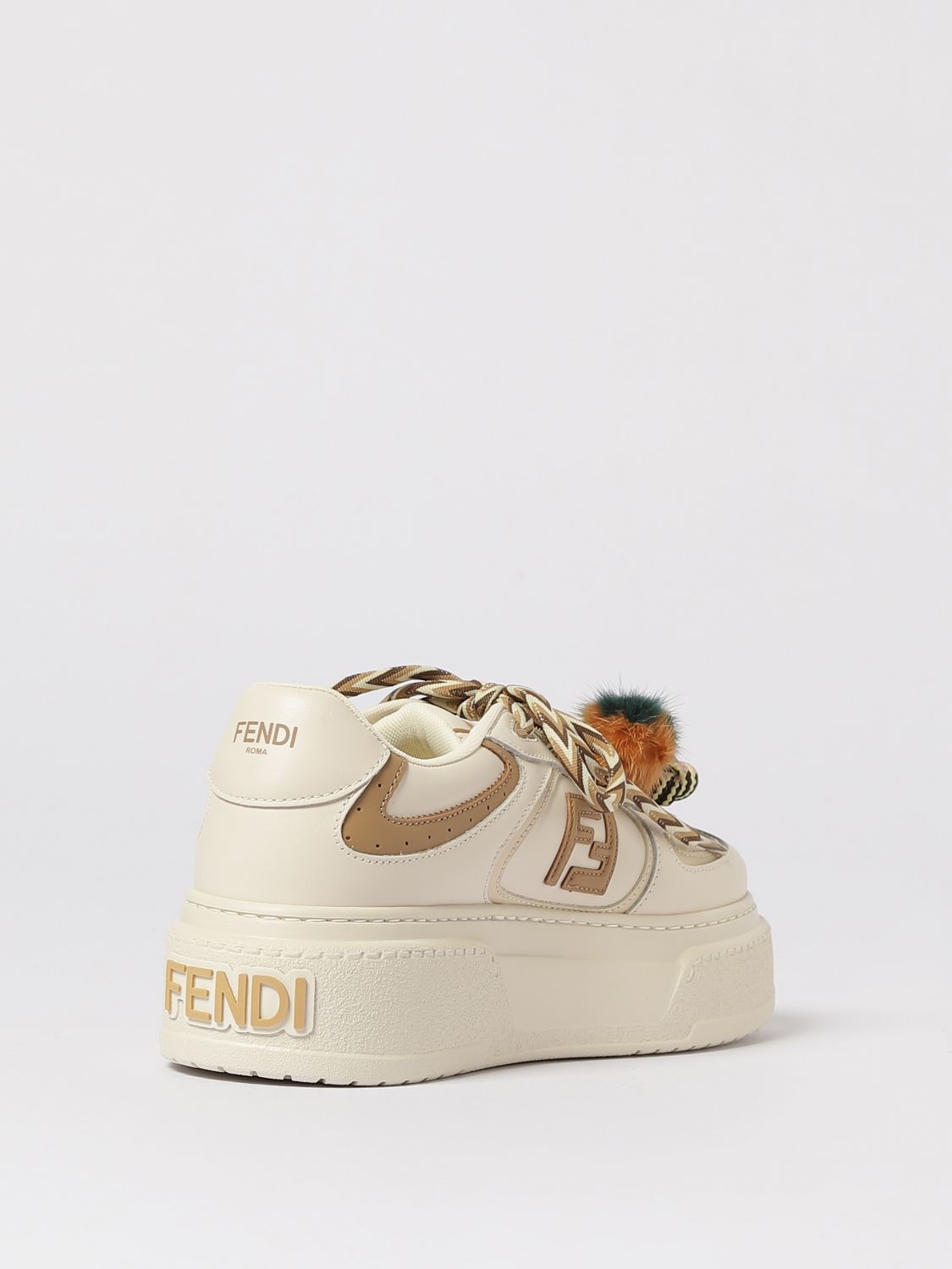 Fendi Fendi Sneakers Woman Multicolor Size US 10 / IT 40 - 3 Thumbnail