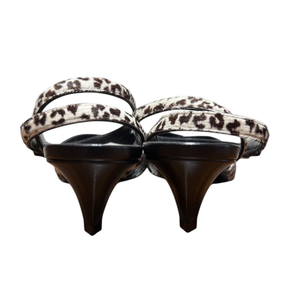 Celine Celine Celine Animal Print Haircalf Sandals Natural Material Shoes DUTY FREE for USA Size ONE SIZE - 4 Thumbnail