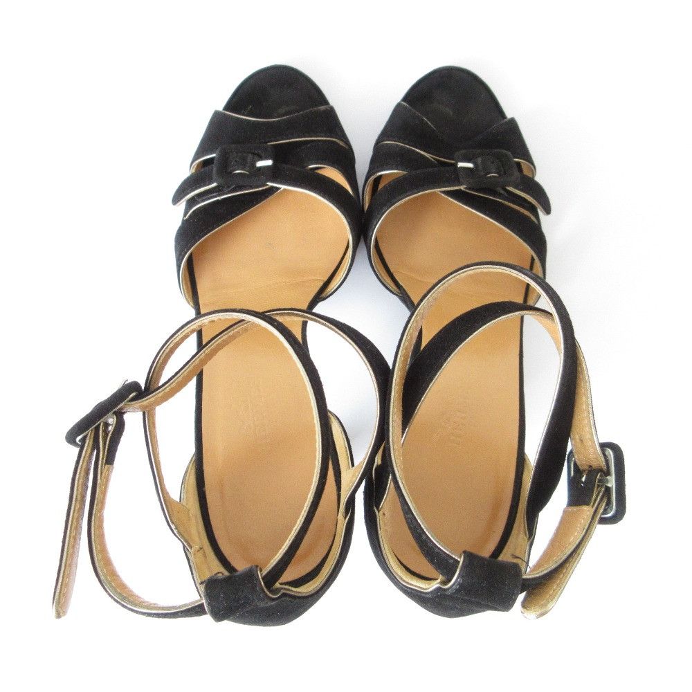 Hermes Hermes Hermes Suede Sandals Suede Shoes DUTY FREE for USA Size ONE SIZE - 4 Thumbnail