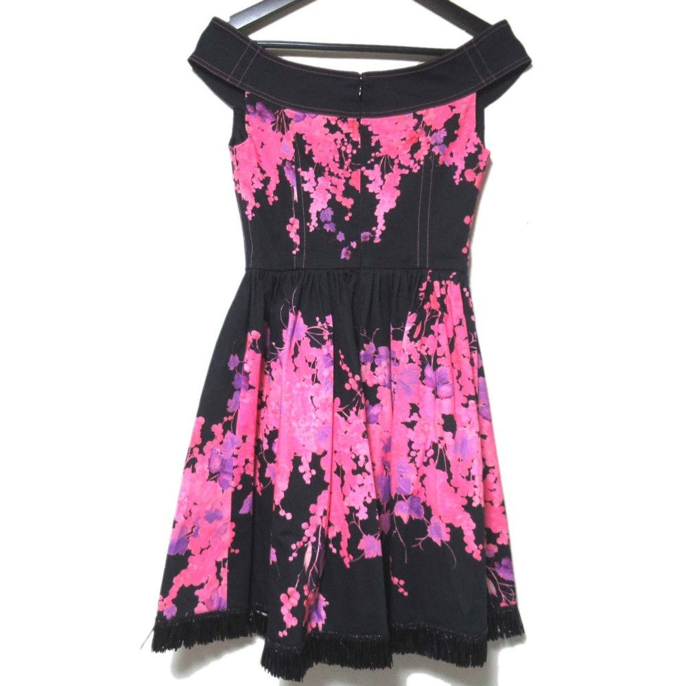 Other Other Blumarine Flower Pattern Sleeveless Fringe Hem Dress Others Dresses DUTY FREE for USA Size ONE SIZE - 2 Thumbnail