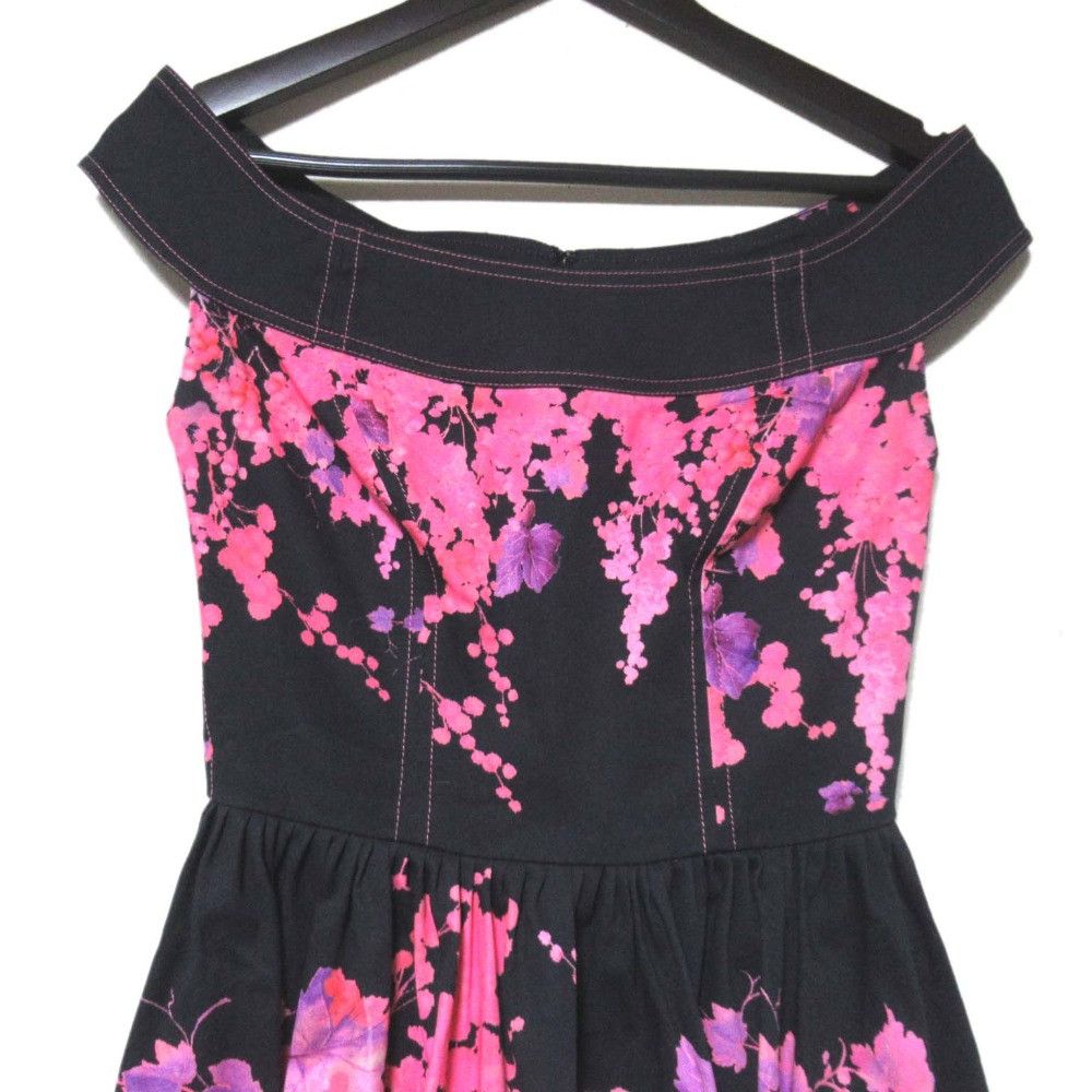 Other Other Blumarine Flower Pattern Sleeveless Fringe Hem Dress Others Dresses DUTY FREE for USA Size ONE SIZE - 3 Thumbnail