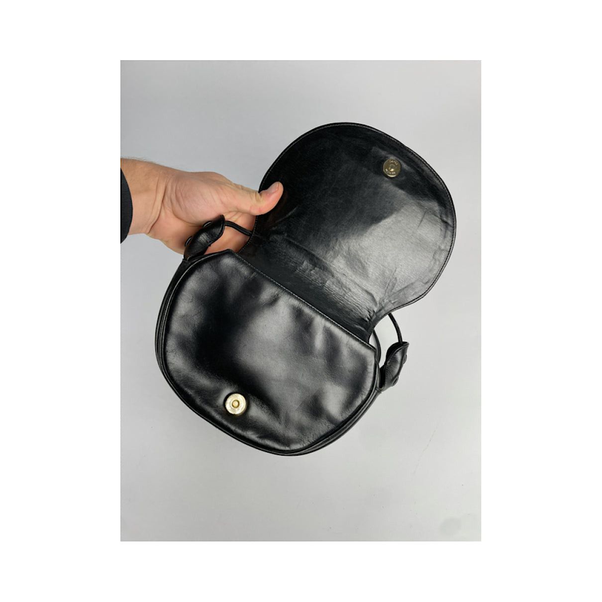 Givenchy Infinity Black Patent Leather Handbag Size ONE SIZE - 4 Thumbnail
