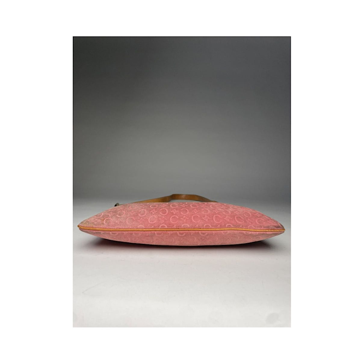 Celine Triomphe Pink Suede Handbag Size ONE SIZE - 5 Thumbnail