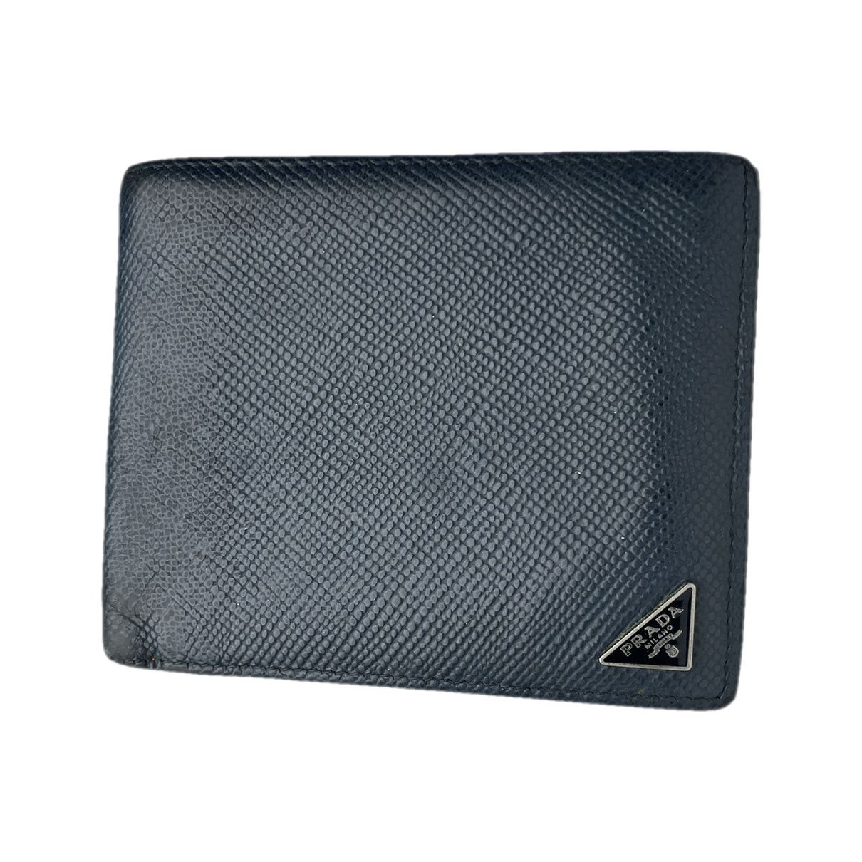 Prada Tessuto Navy Leather Purse Size ONE SIZE - 2 Thumbnail