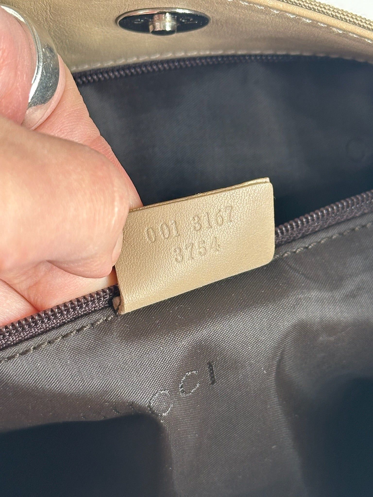 Gucci Vintage Canvas Bag Khaki Size ONE SIZE - 5 Thumbnail
