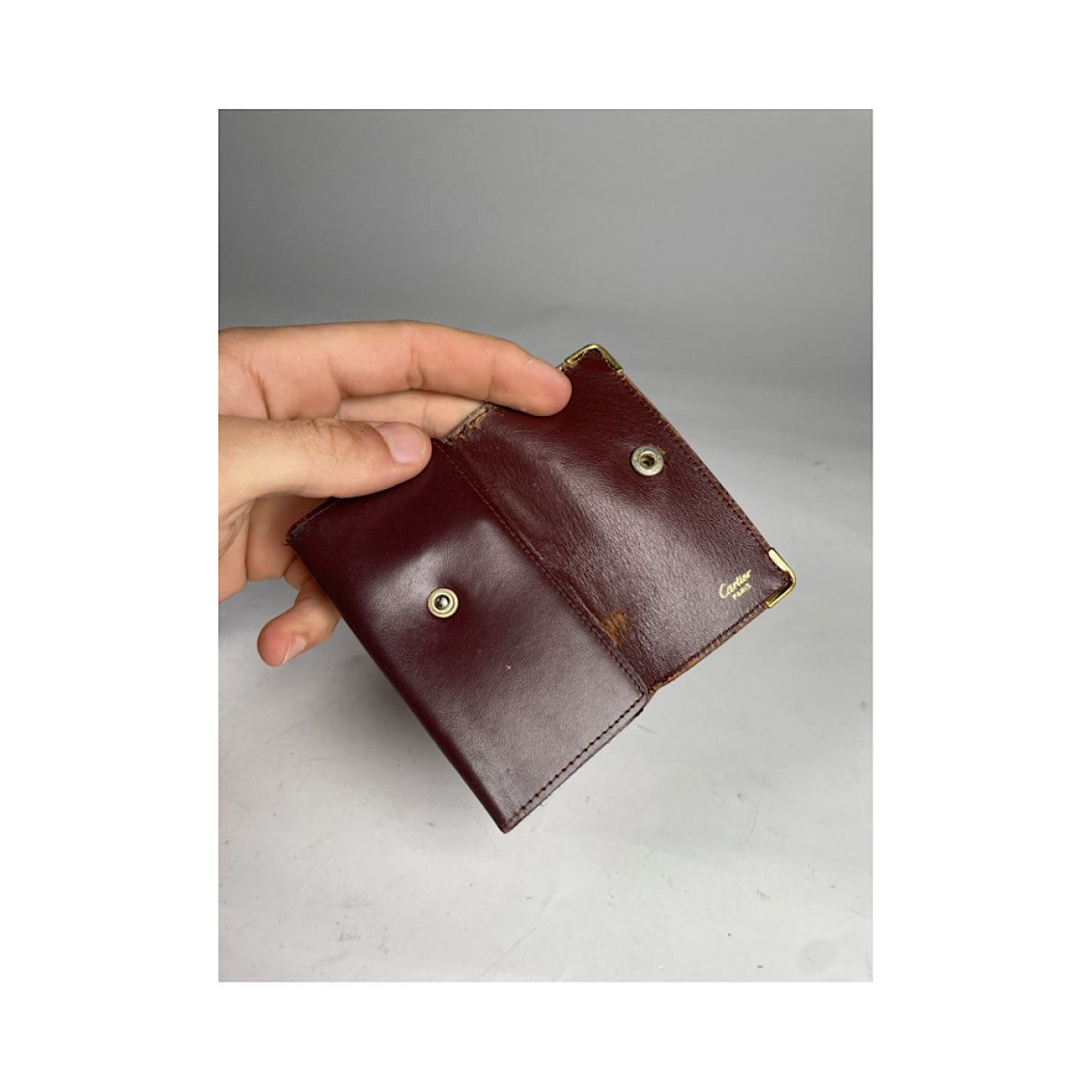 Cartier Burgundy Patent Leather Purse Size ONE SIZE - 4 Thumbnail