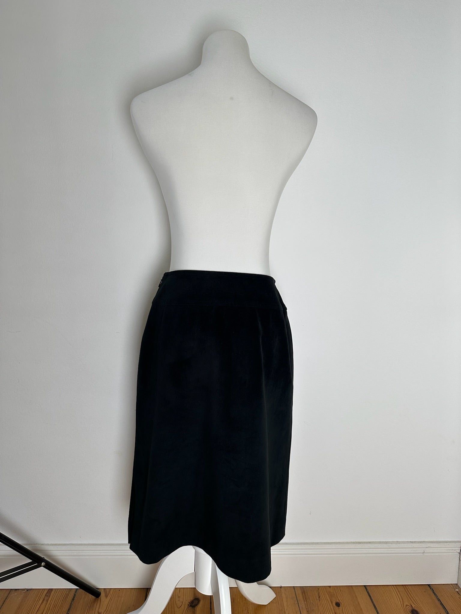 Courreges Vintage Skirt Black Size 30" / US 8 / IT 44 - 6 Thumbnail
