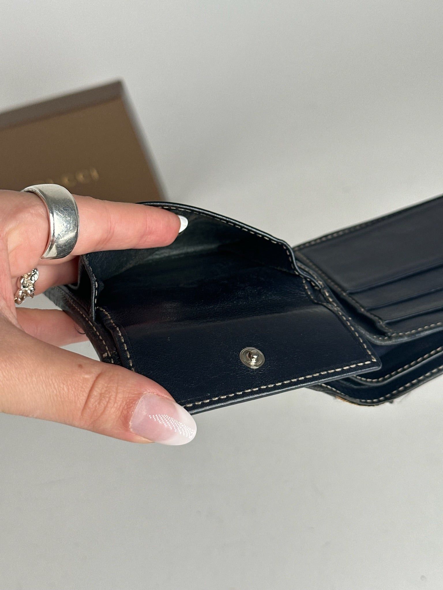 Gucci Vintage Ophidia Monogram Leather Wallet Size ONE SIZE - 10 Thumbnail