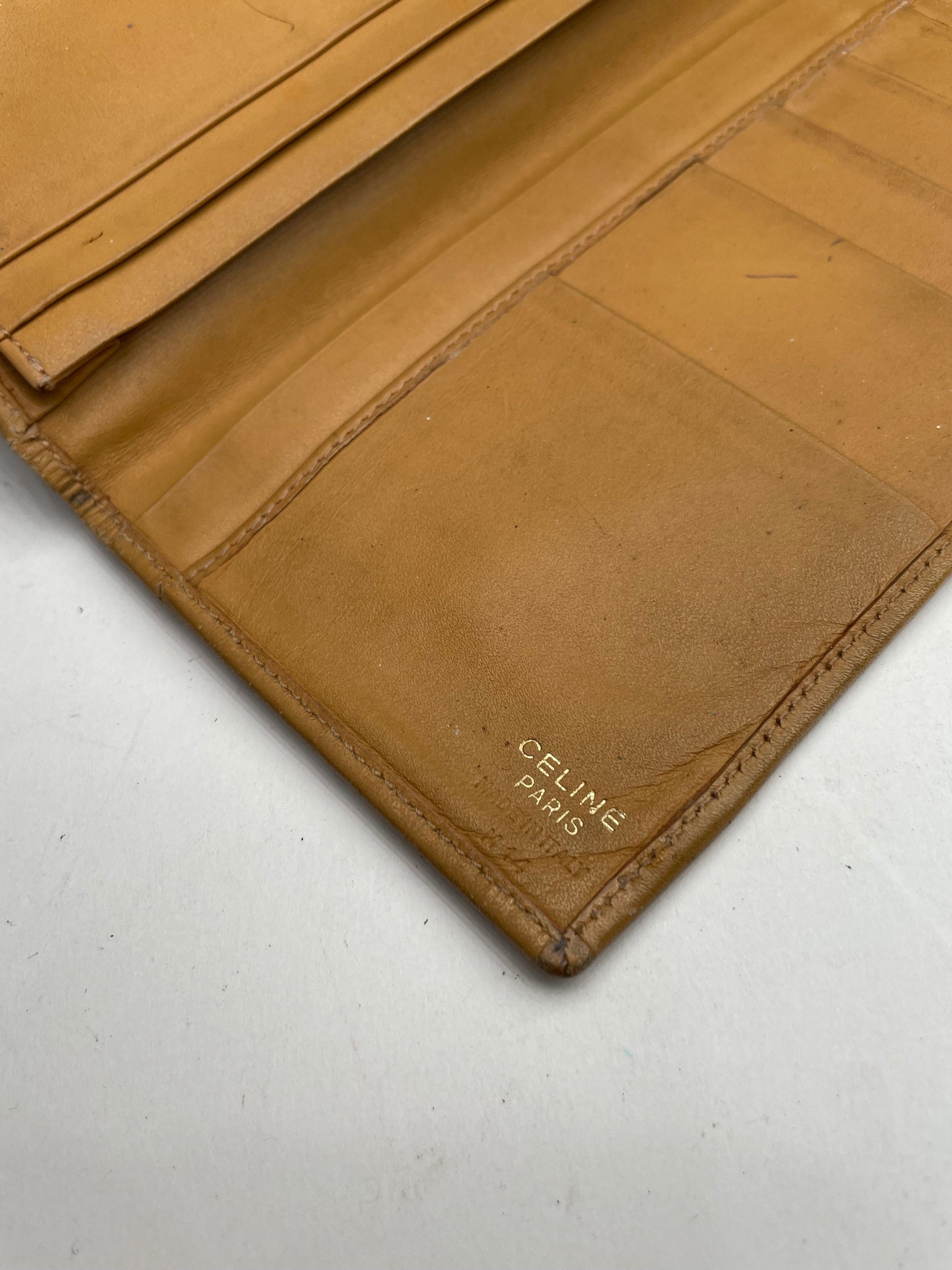 Celine Vintage Paris Leather Monogram ID holder Size ONE SIZE - 3 Thumbnail