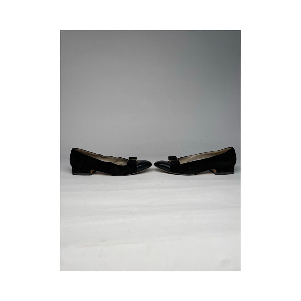 Salvatore Ferragamo Black Patent Leather Flat Size US 4.5 / IT 34.5 - 3 Thumbnail
