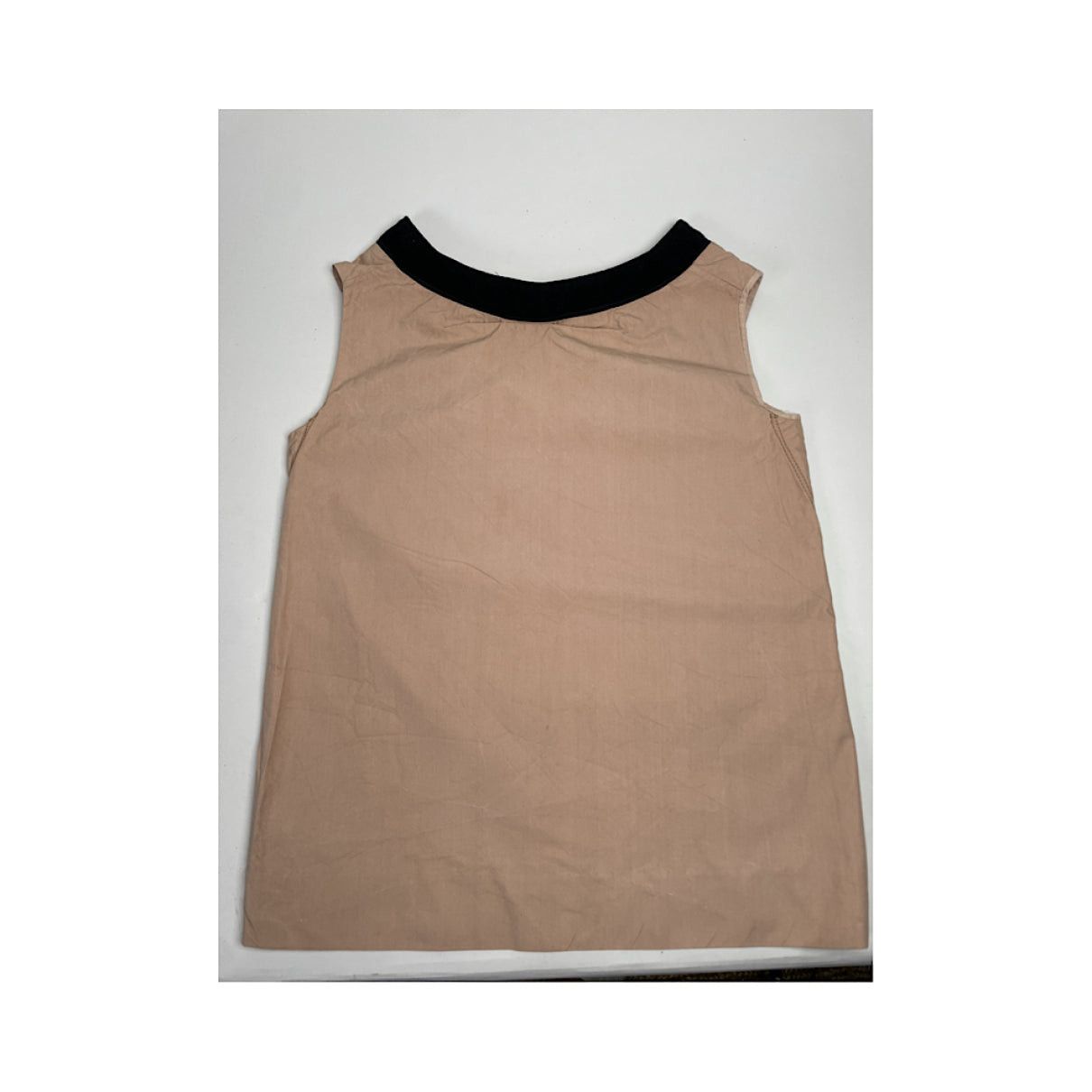 Marni Brown Cotton Top Size L / US 10 / IT 46 - 2 Thumbnail