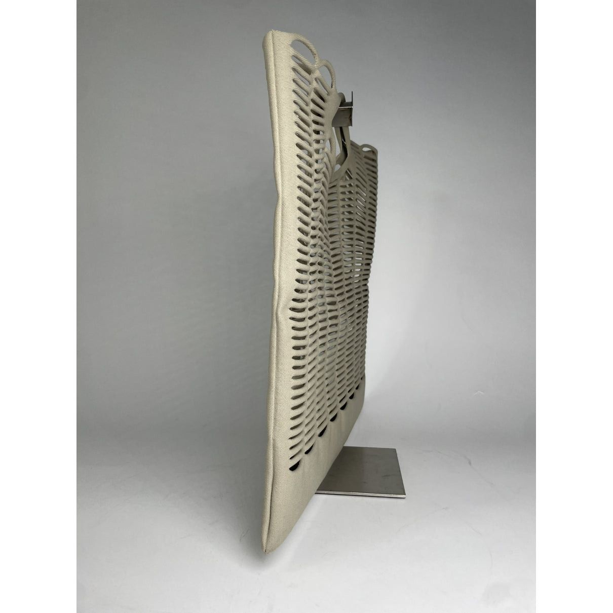 Issey Miyake Beige Cotton Handbag Size ONE SIZE - 2 Thumbnail