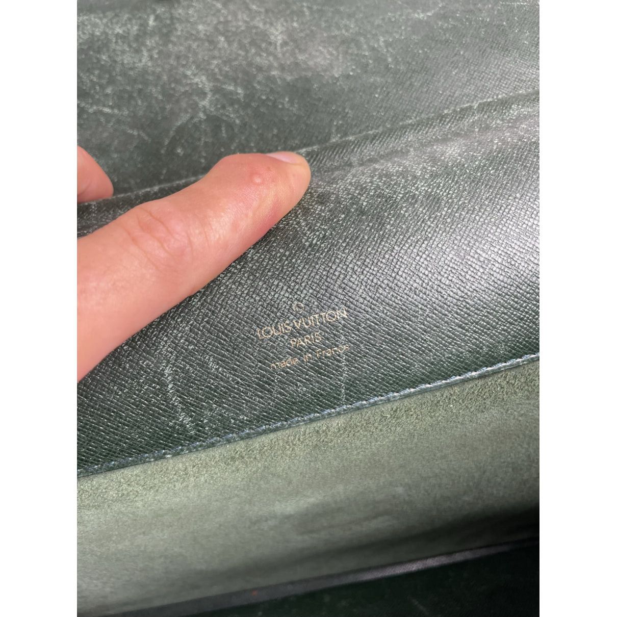 Louis Vuitton Green Leather Handbag Size ONE SIZE - 2 Thumbnail
