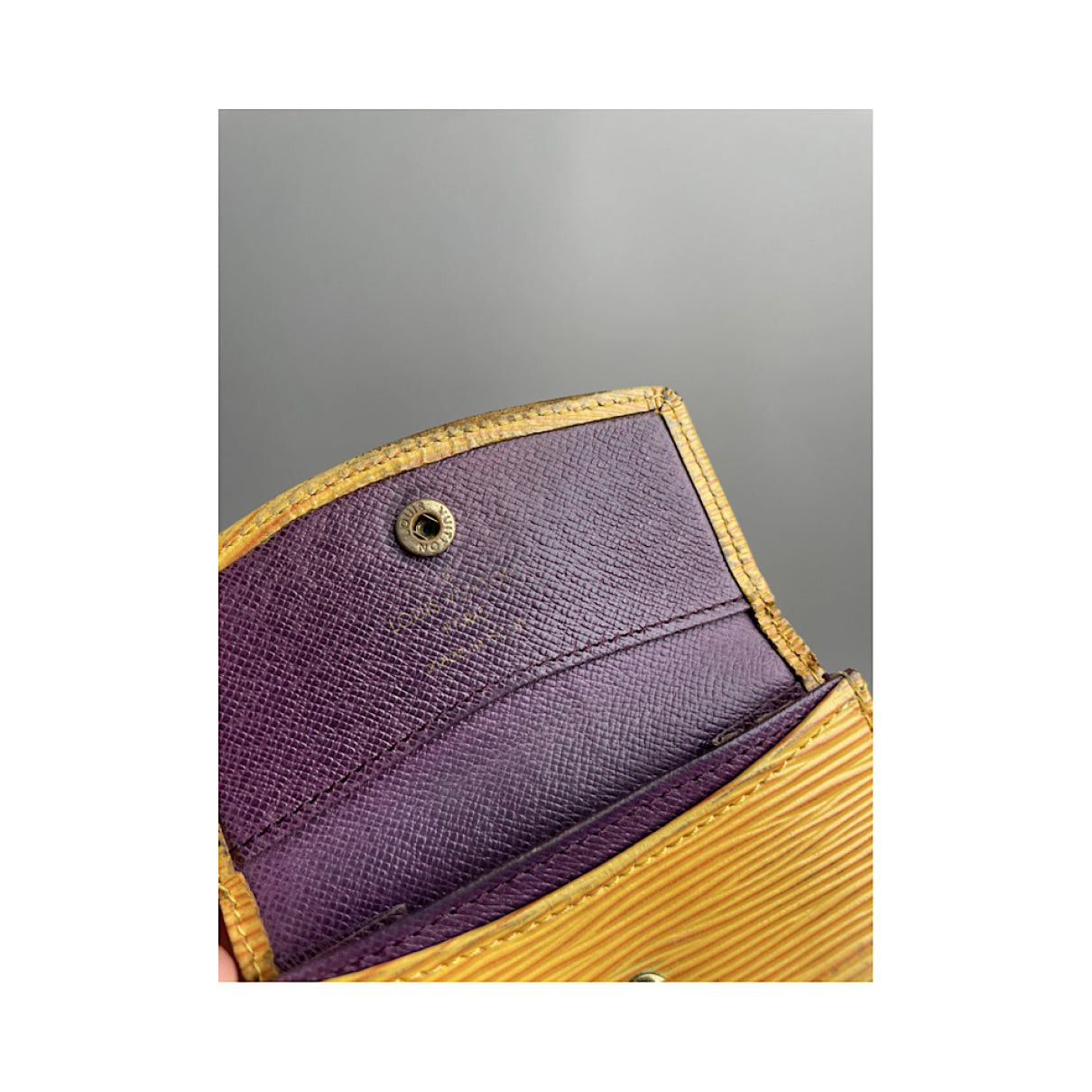 Louis Vuitton Daily Yellow Leather Purse Size ONE SIZE - 2 Thumbnail