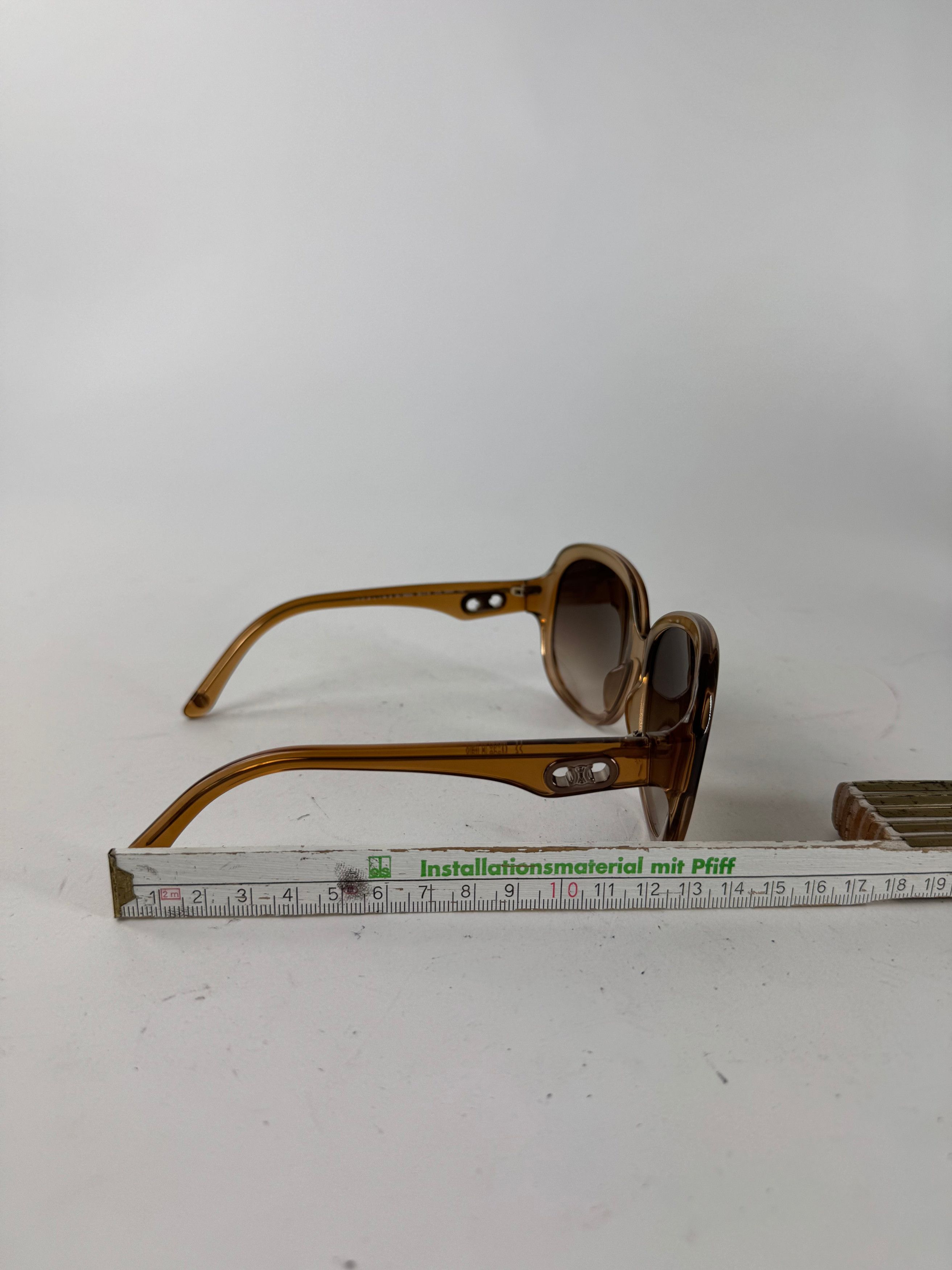 Celine Vintage Paris Overd sunglasses Brown Size ONE SIZE - 7 Thumbnail