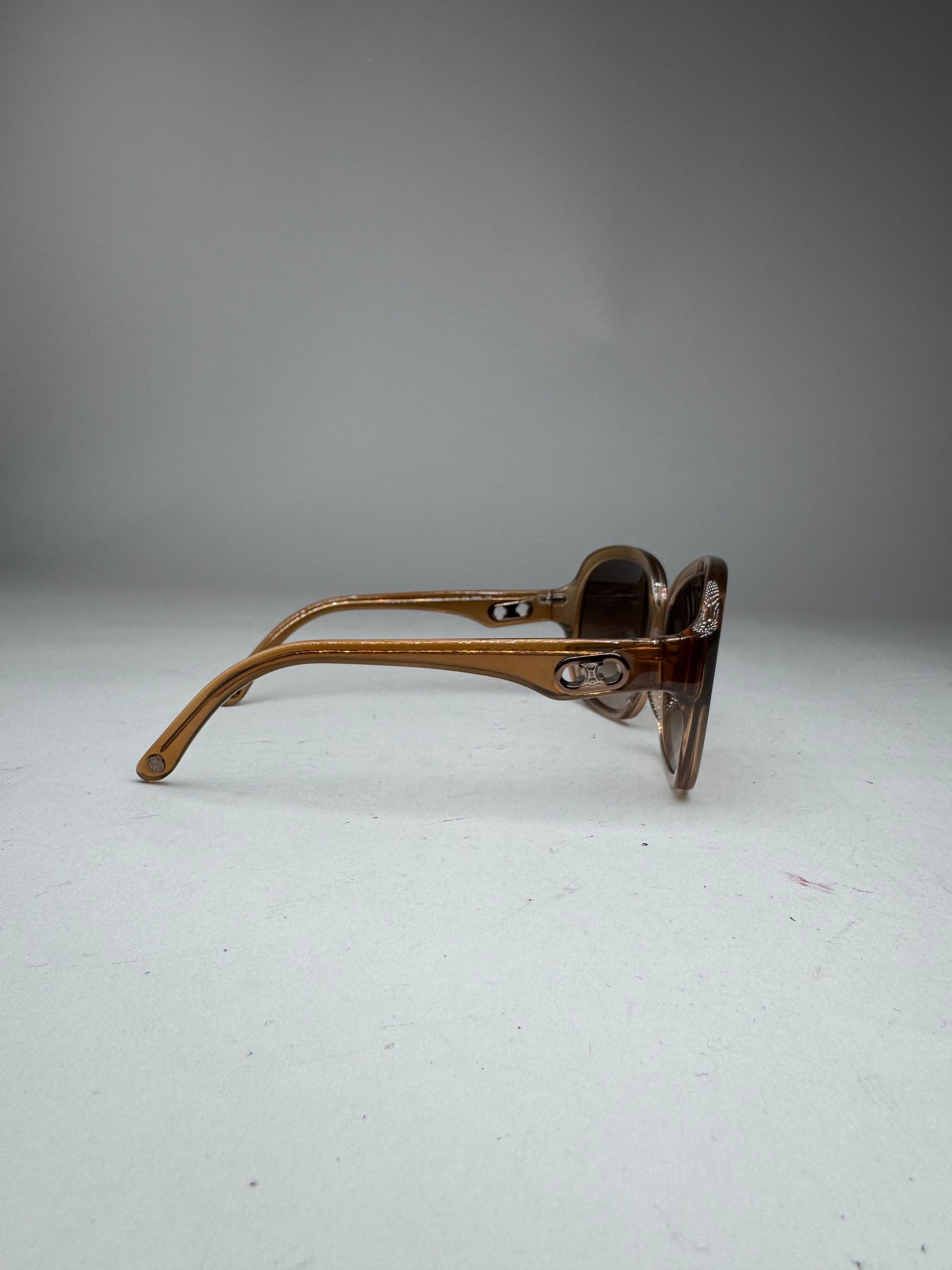 Celine Vintage Paris Overd sunglasses Brown Size ONE SIZE - 10 Thumbnail