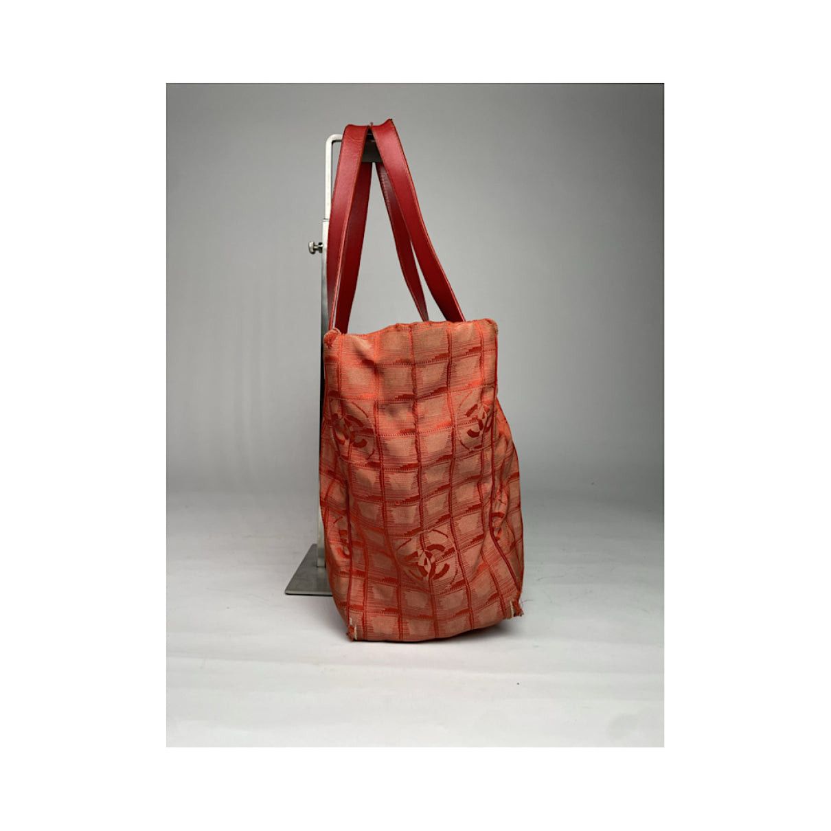 Chanel Cambon Red Polyester Handbag Size ONE SIZE - 4 Thumbnail