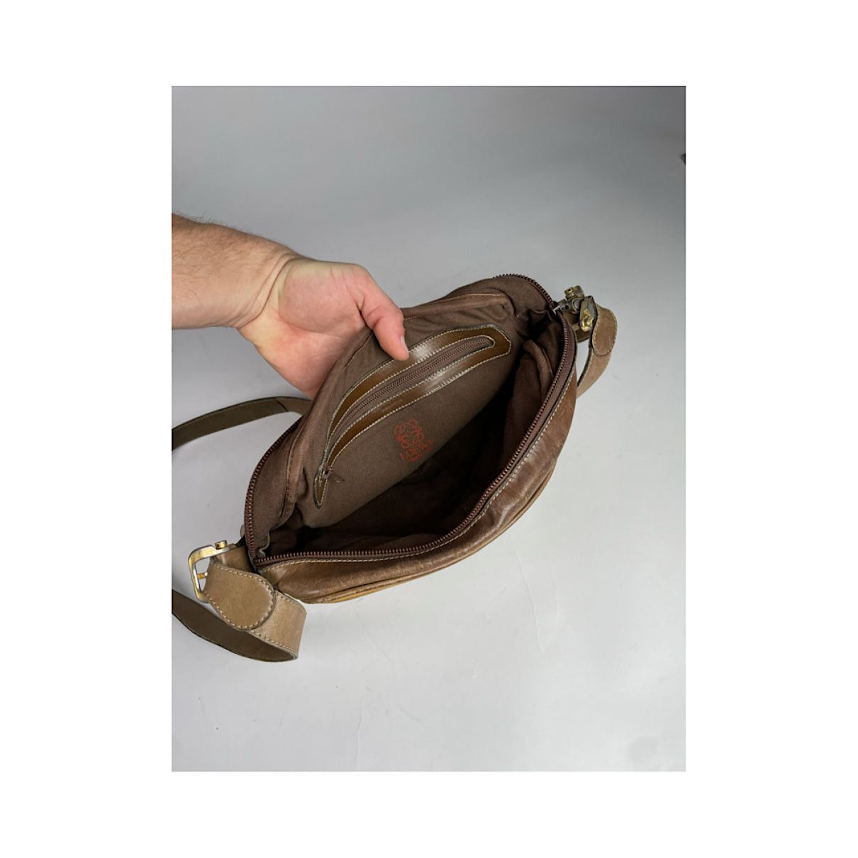 Loewe Flamenco Beige Leather Handbag Size ONE SIZE - 5 Thumbnail