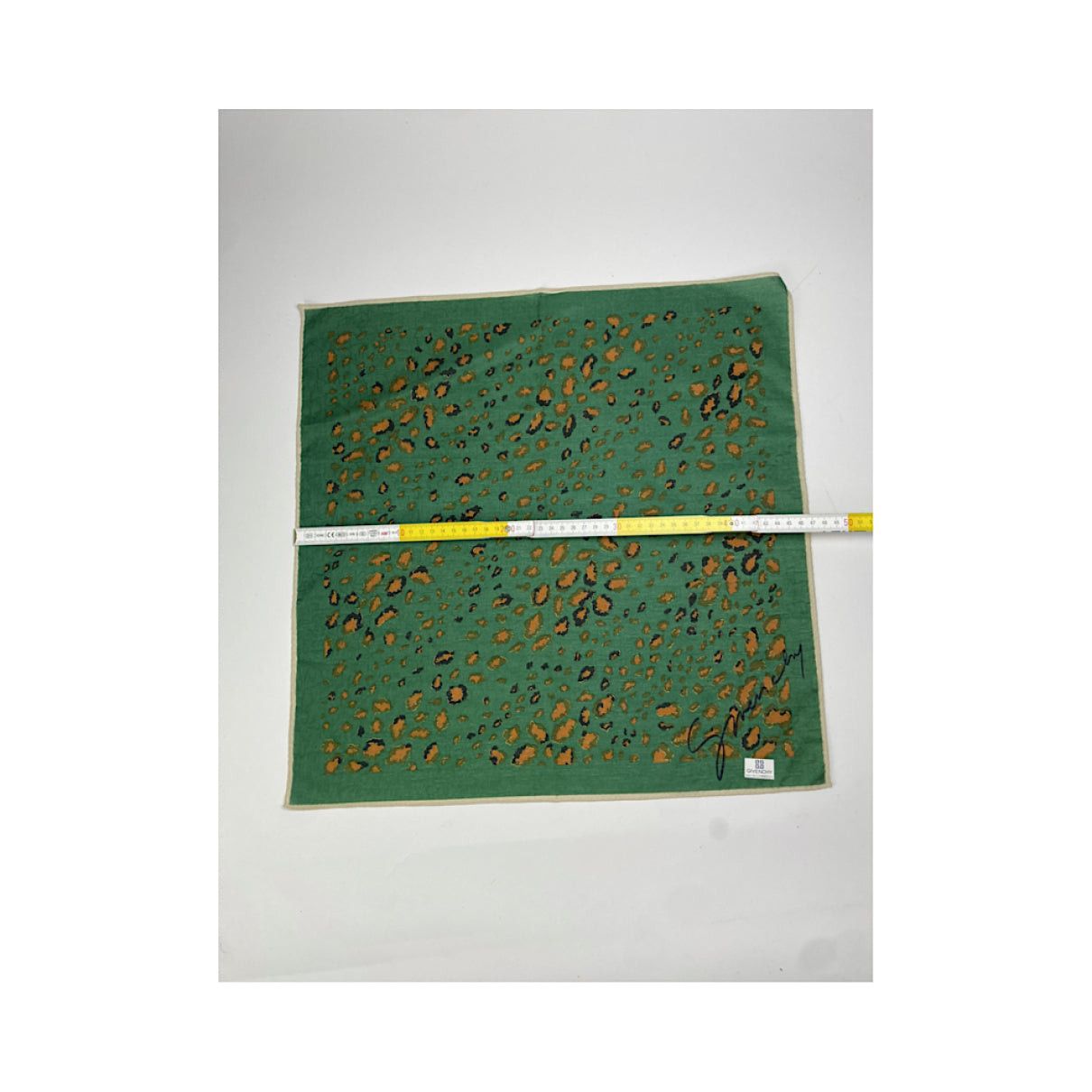 Givenchy Green Silk Scarf Size ONE SIZE - 4 Thumbnail
