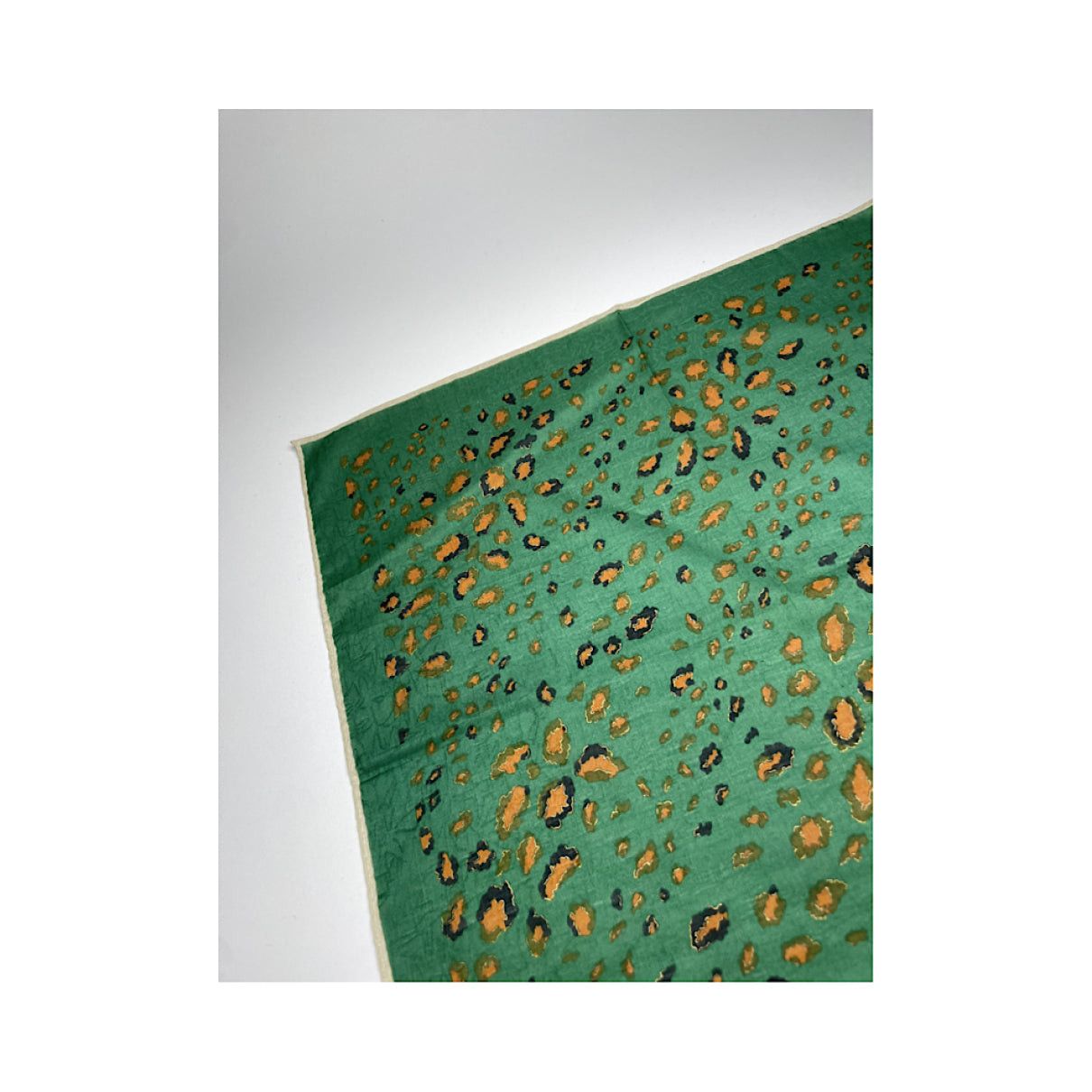 Givenchy Green Silk Scarf Size ONE SIZE - 2 Thumbnail