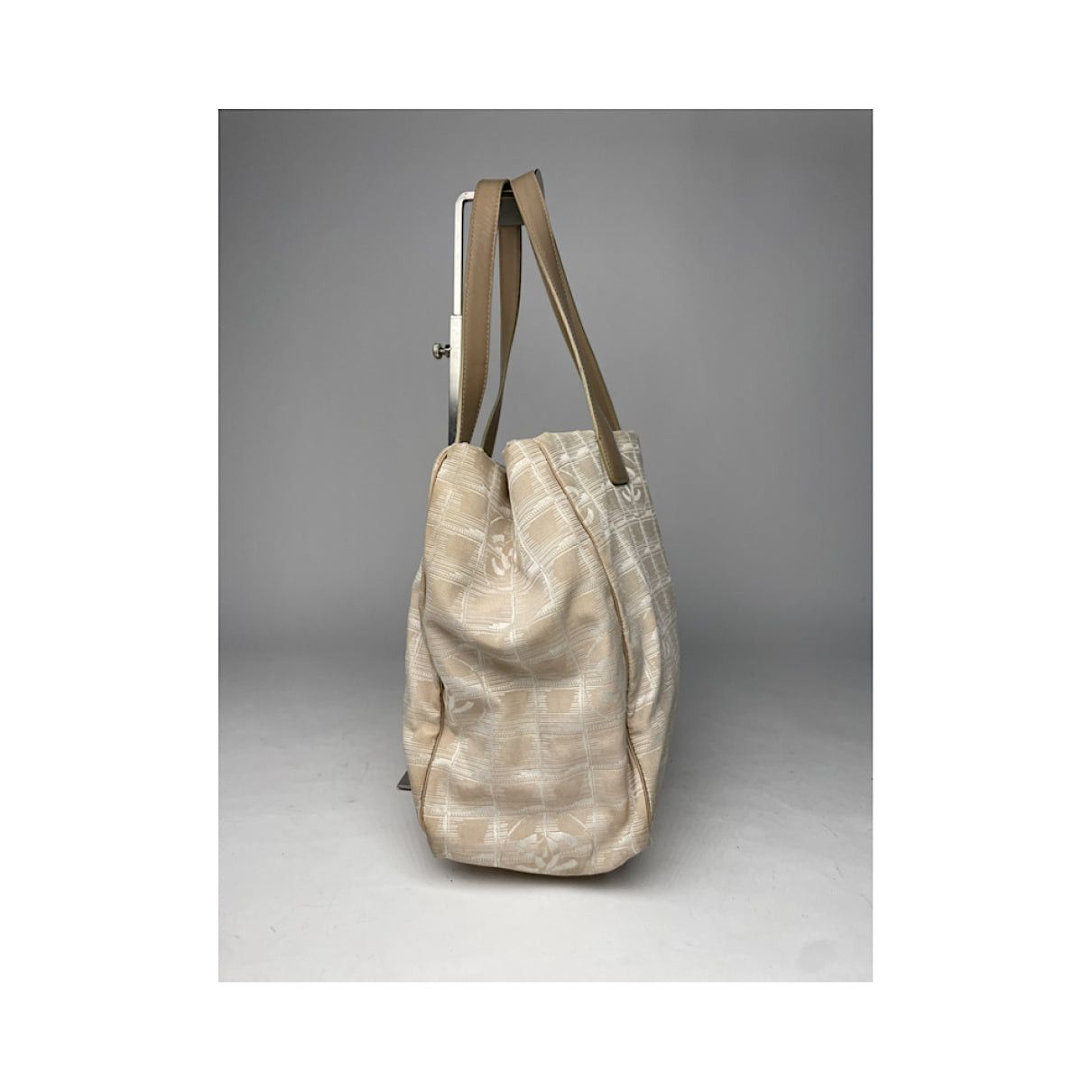 Chanel Beige Polyester Handbag Size ONE SIZE - 5 Thumbnail