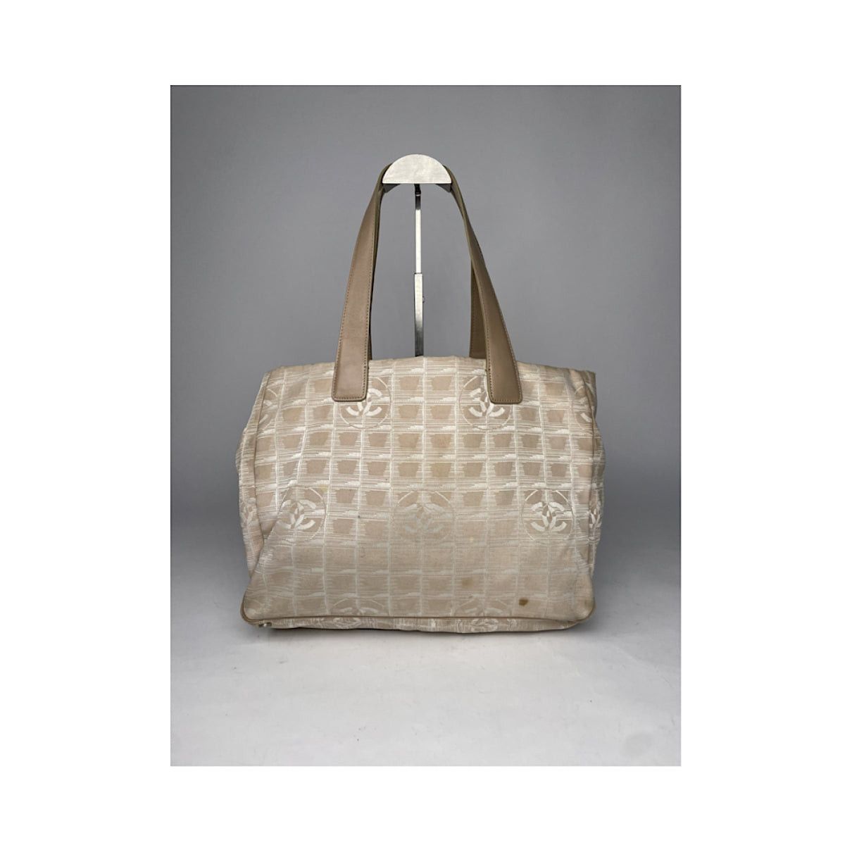 Chanel Beige Polyester Handbag Size ONE SIZE - 4 Thumbnail