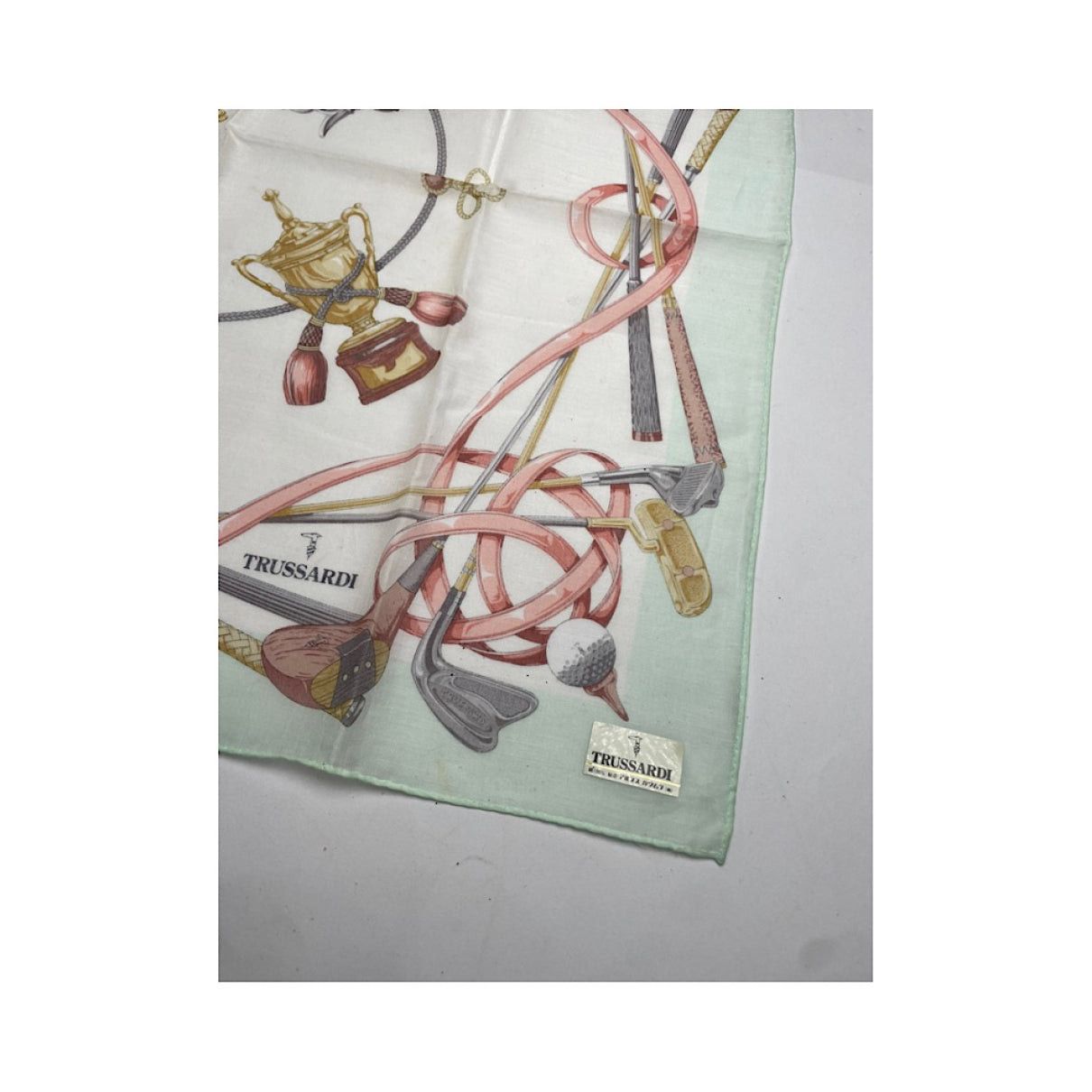 Trussardi Multicolour Silk Scarf Size ONE SIZE - 2 Thumbnail