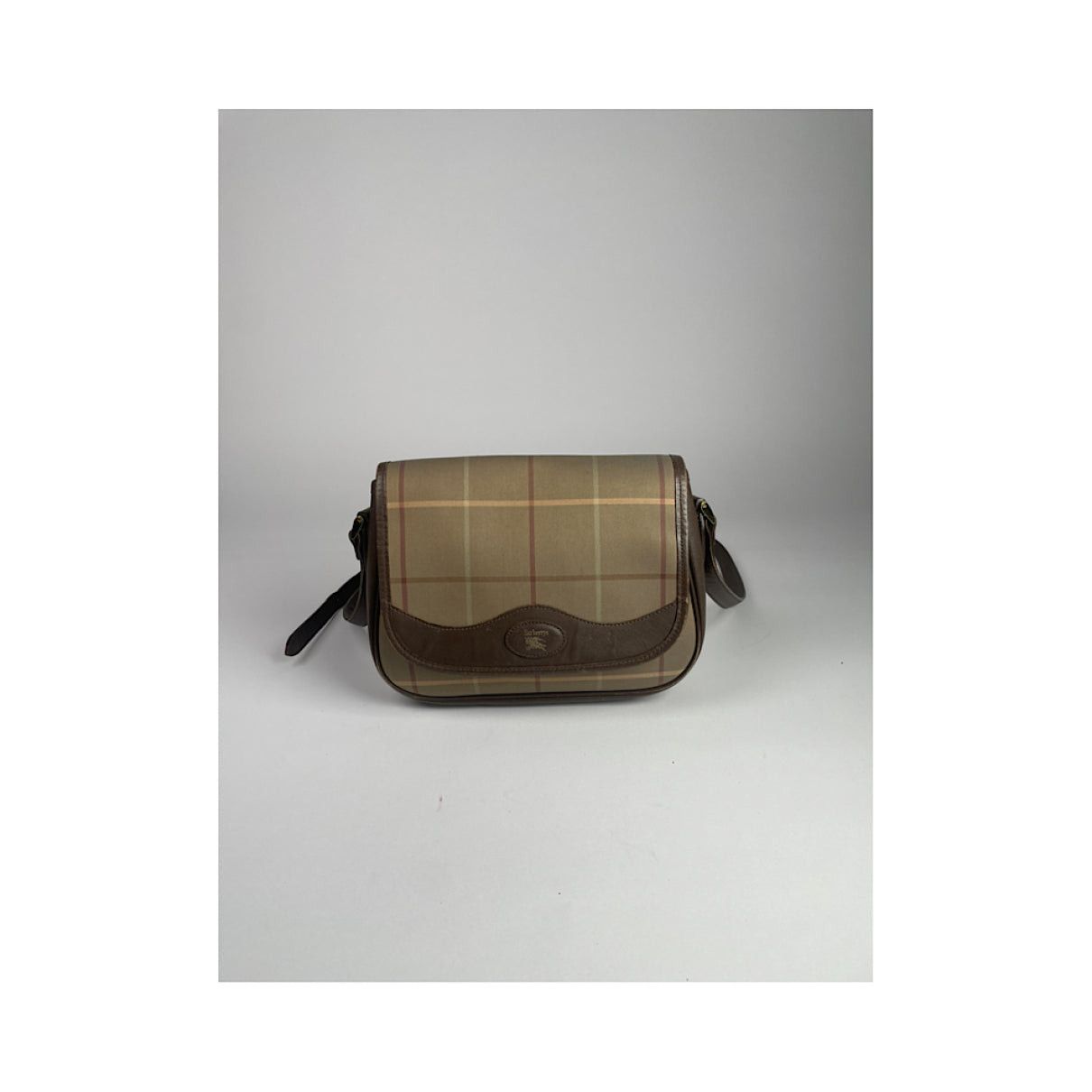 Burberry The Link Brown Leather Handbag Size ONE SIZE - 3 Thumbnail