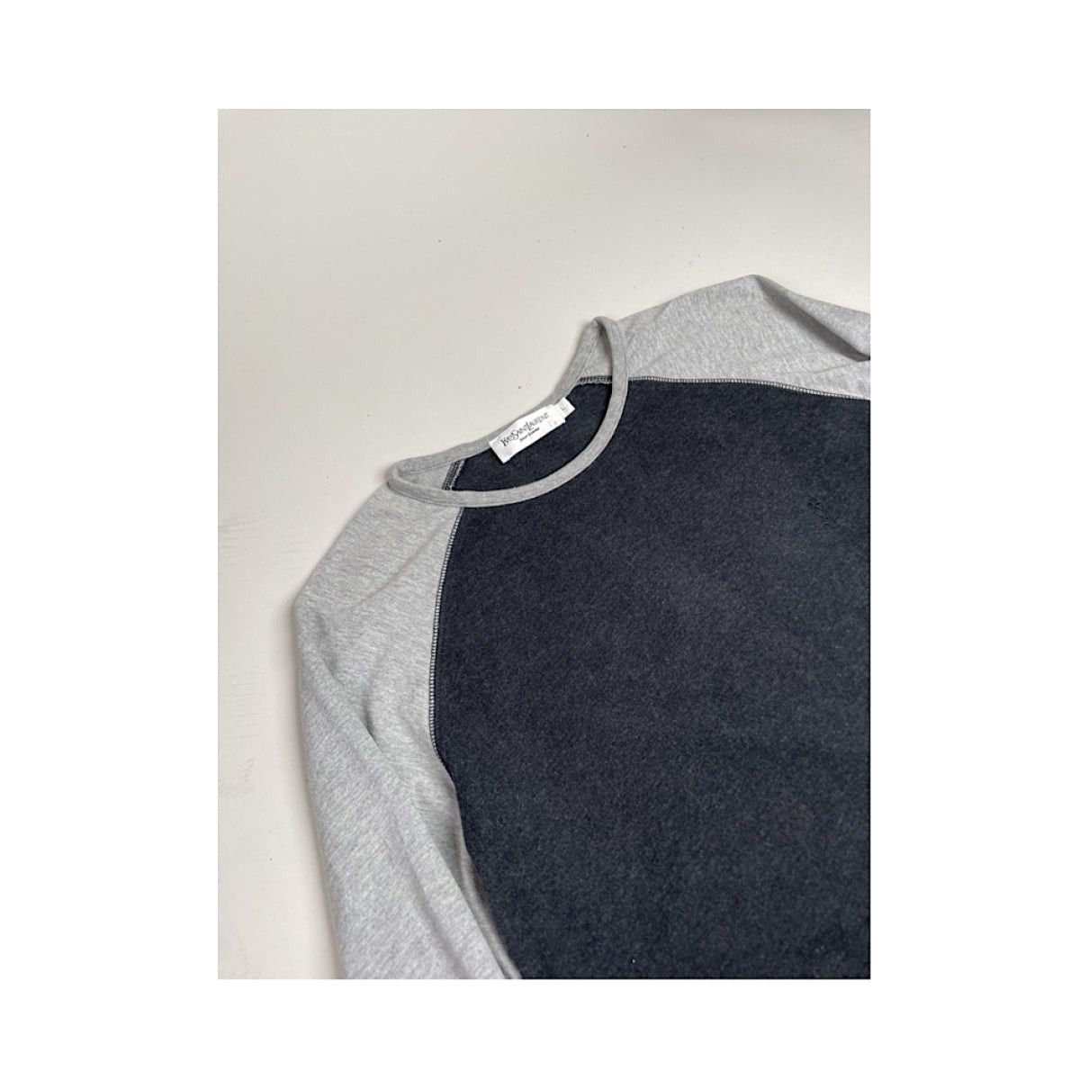 Yves Saint Laurent Black Cotton Knitwear & Sweatshirt Size M / US 6-8 / IT 42-44 - 5 Thumbnail