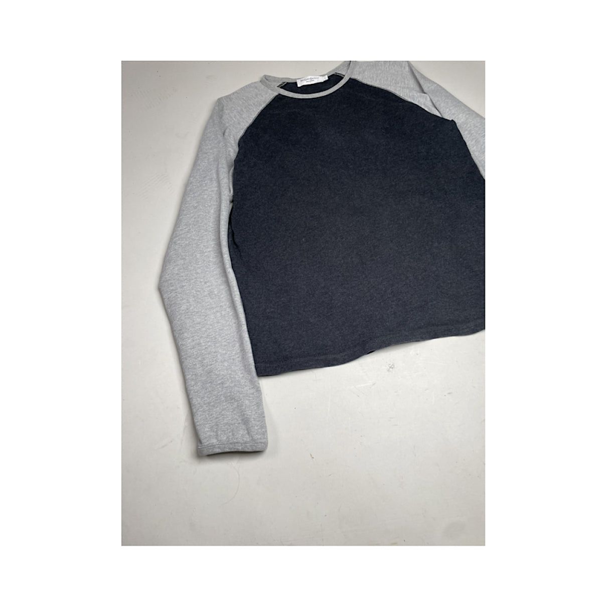 Yves Saint Laurent Black Cotton Knitwear & Sweatshirt Size M / US 6-8 / IT 42-44 - 4 Thumbnail