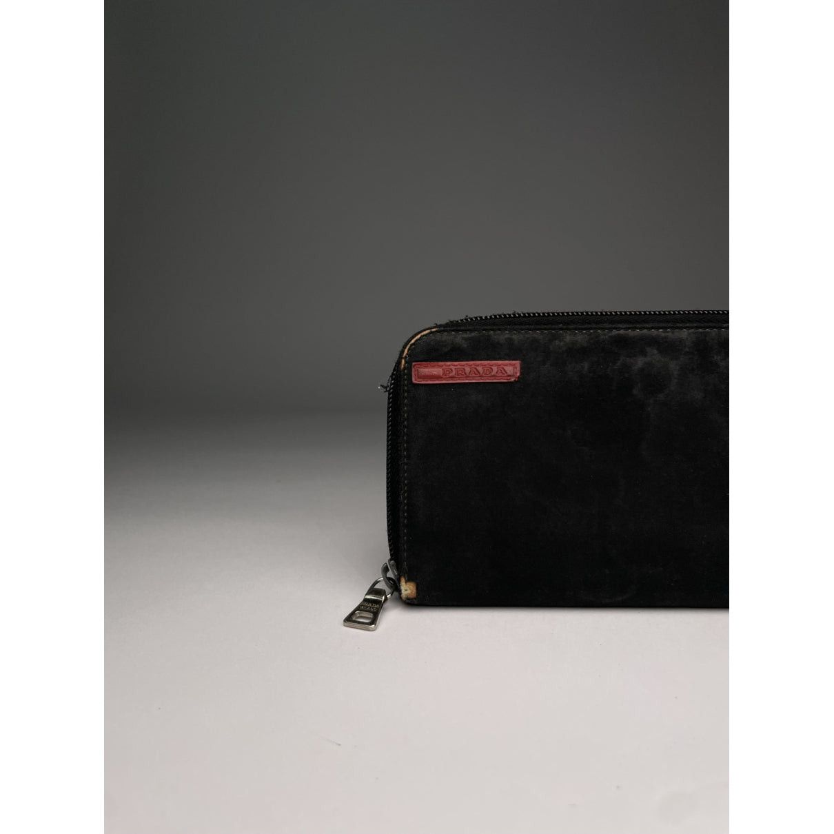 Prada Black Cotton Wallet Size ONE SIZE - 3 Thumbnail