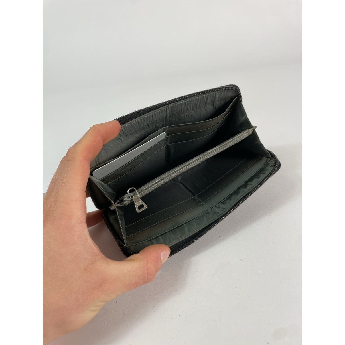 Prada Black Cotton Wallet Size ONE SIZE - 5 Thumbnail