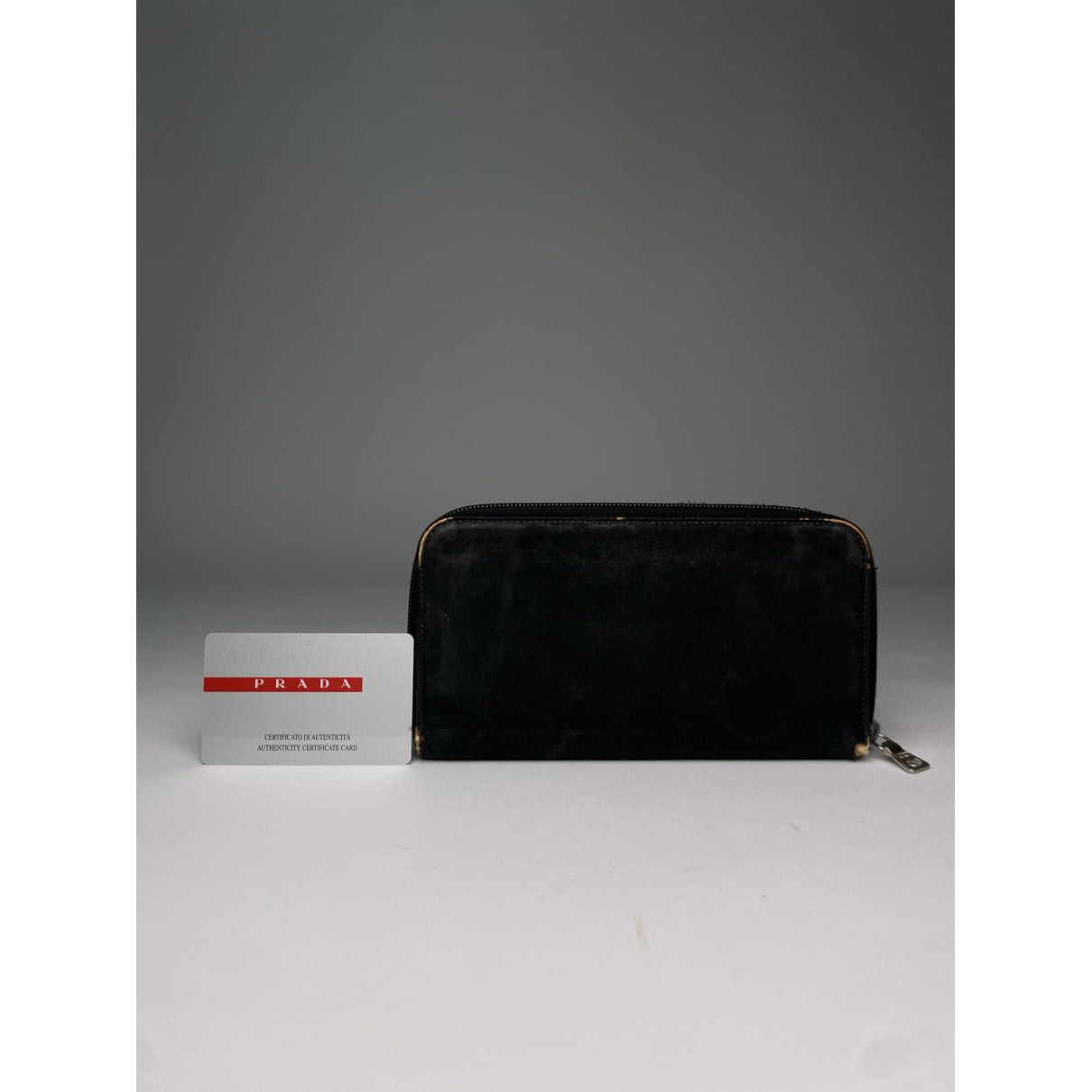 Prada Black Cotton Wallet Size ONE SIZE - 4 Thumbnail