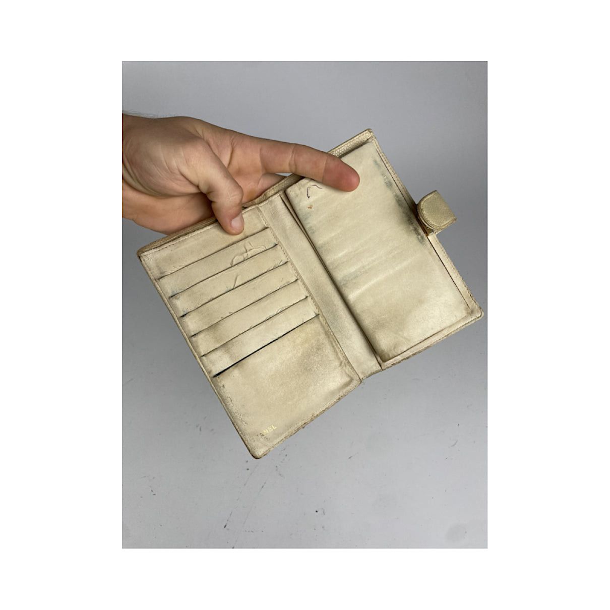 Chanel Cambon Beige Leather Wallet Size ONE SIZE - 3 Thumbnail
