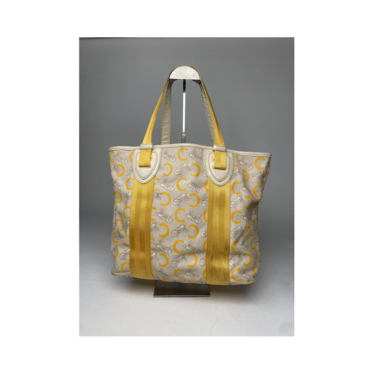 Celine SAC SEAU White Leather Handbag Size ONE SIZE - 3 Thumbnail