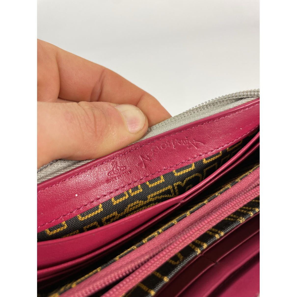 Vivienne Westwood Silver Leather Wallet Size ONE SIZE - 3 Thumbnail