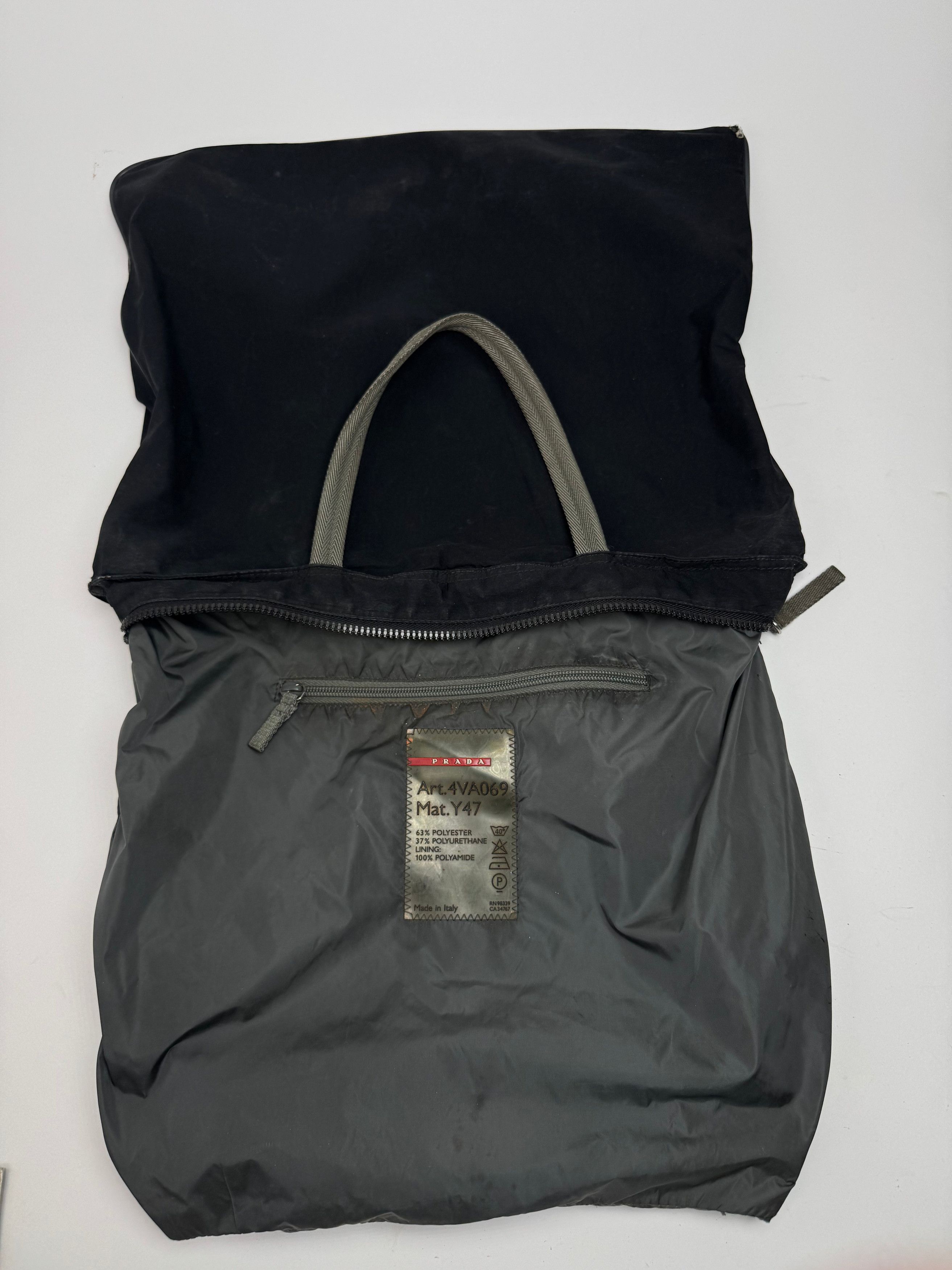 Prada Vintage Sport Nylon Shopper black Size ONE SIZE - 2 Thumbnail