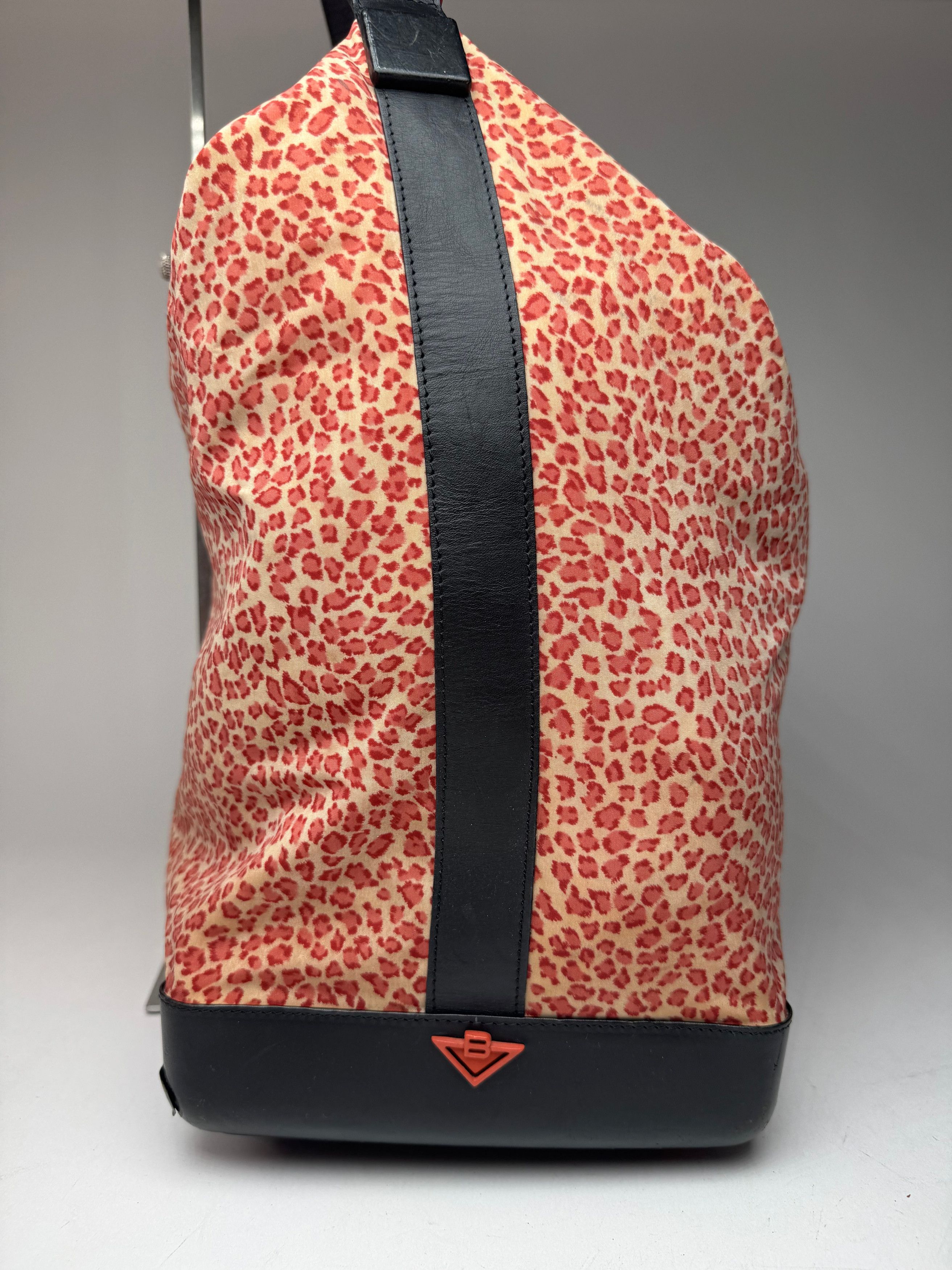 Bottega Veneta Vintage Canvas Leopard Duffel Bag Orange beige Size ONE SIZE - 7 Thumbnail