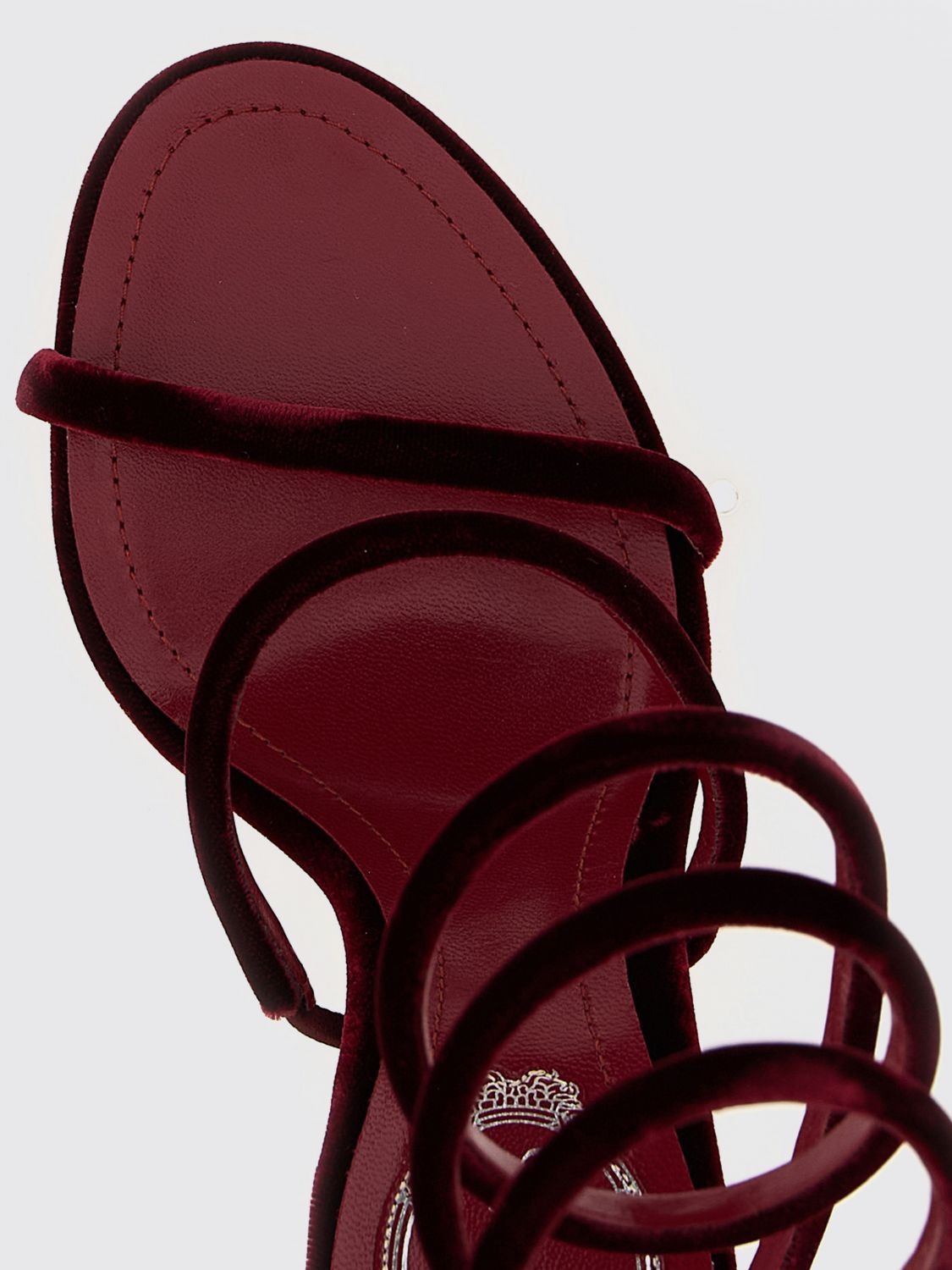 Rene Caovilla Rene Caovilla Heeled Sandals Woman Burgundy Size US 9.5 / IT 39.5 - 4 Thumbnail