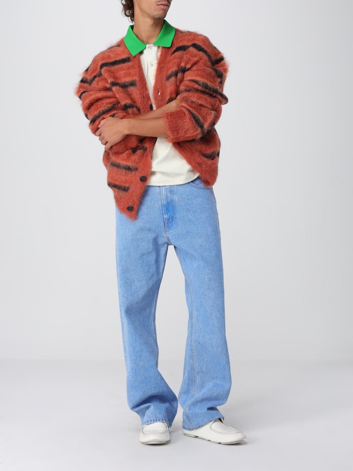 Marni Marni Sweater Men Orange Size US M / EU 48-50 / 2 - 2 Thumbnail