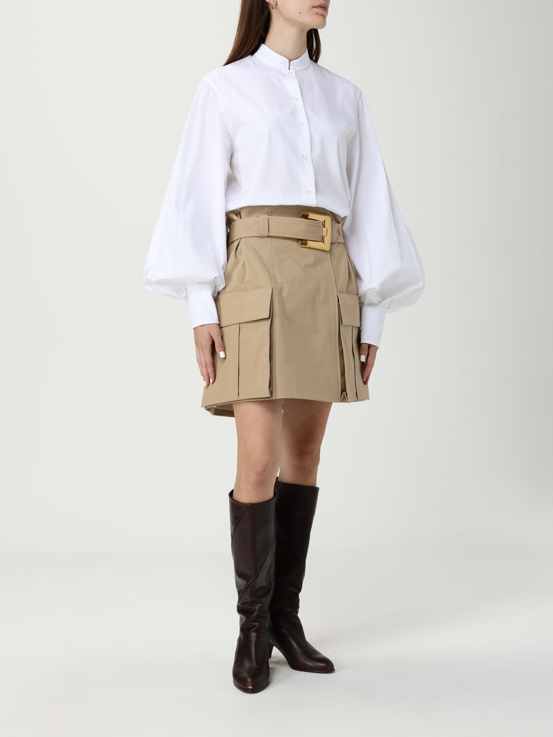 Balmain Balmain Shirt Woman White Size XS / US 0-2 / IT 36-38 - 2 Thumbnail