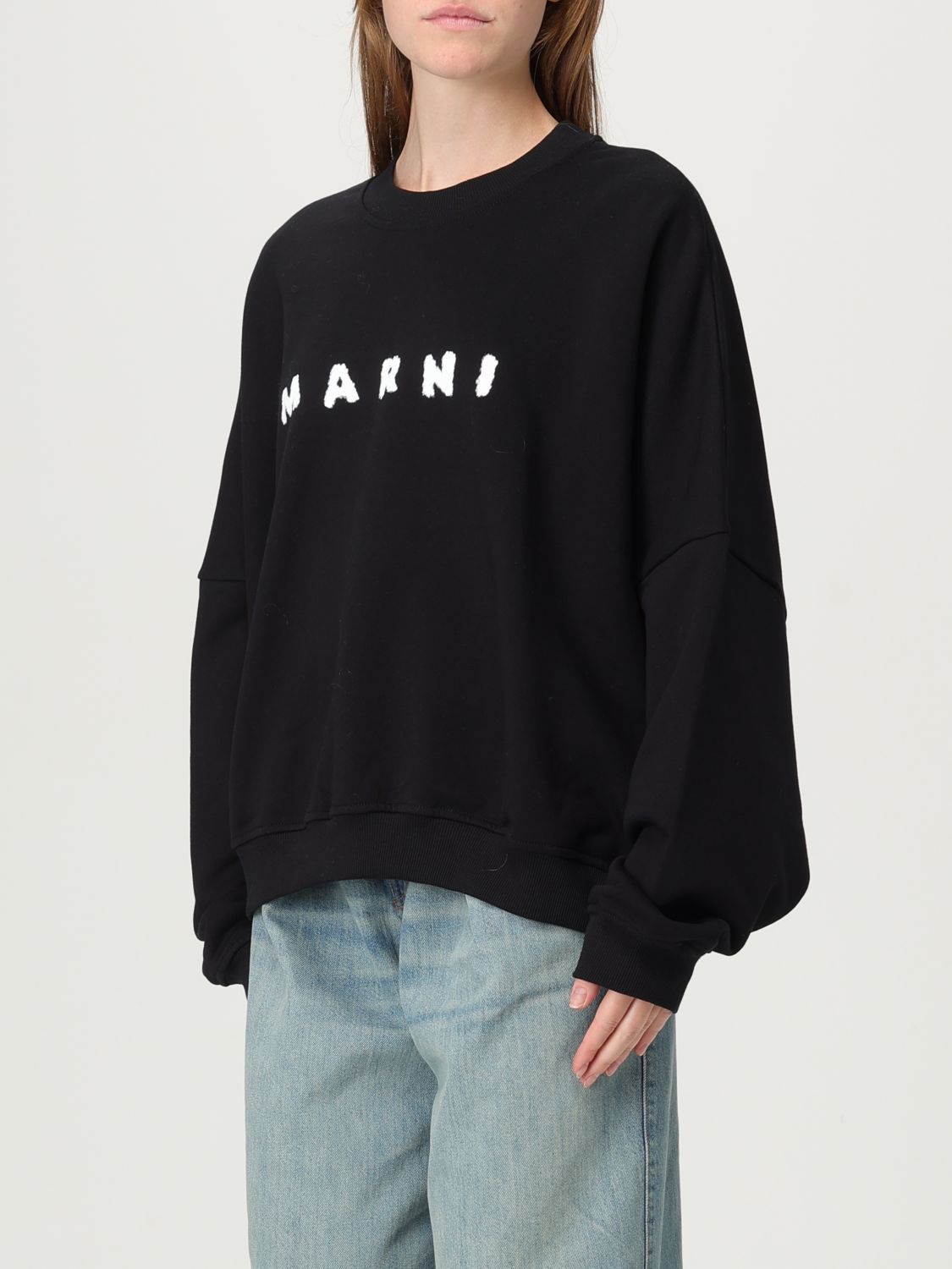 Marni Marni Sweatshirt Woman Black Size S / US 4 / IT 40 - 3 Thumbnail
