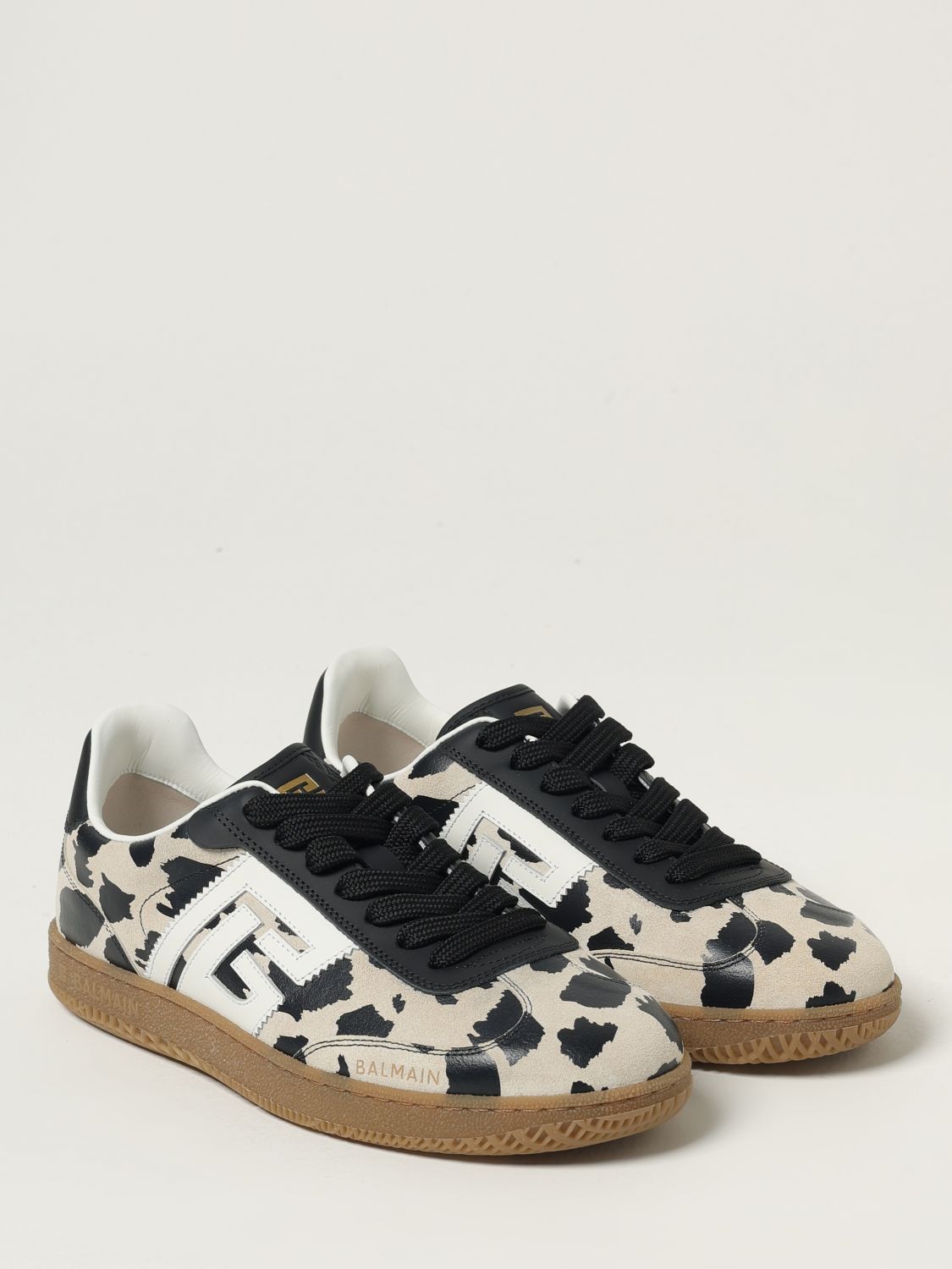 Balmain Balmain Sneakers Woman Beige Size US 11 / IT 41 - 2 Thumbnail