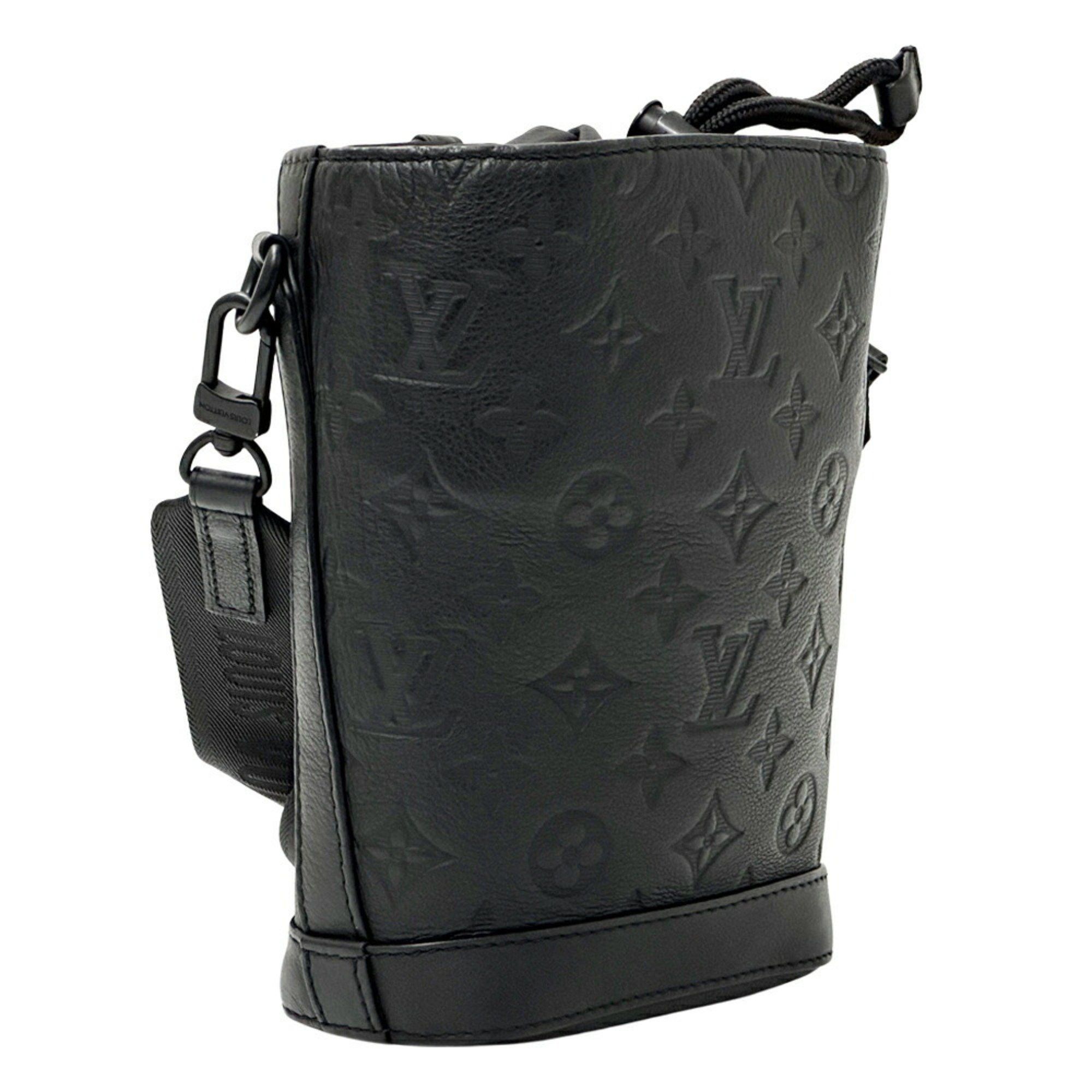 Louis Vuitton Monogram Shadow Shoulder Bag in Empreinte Nylon Noé