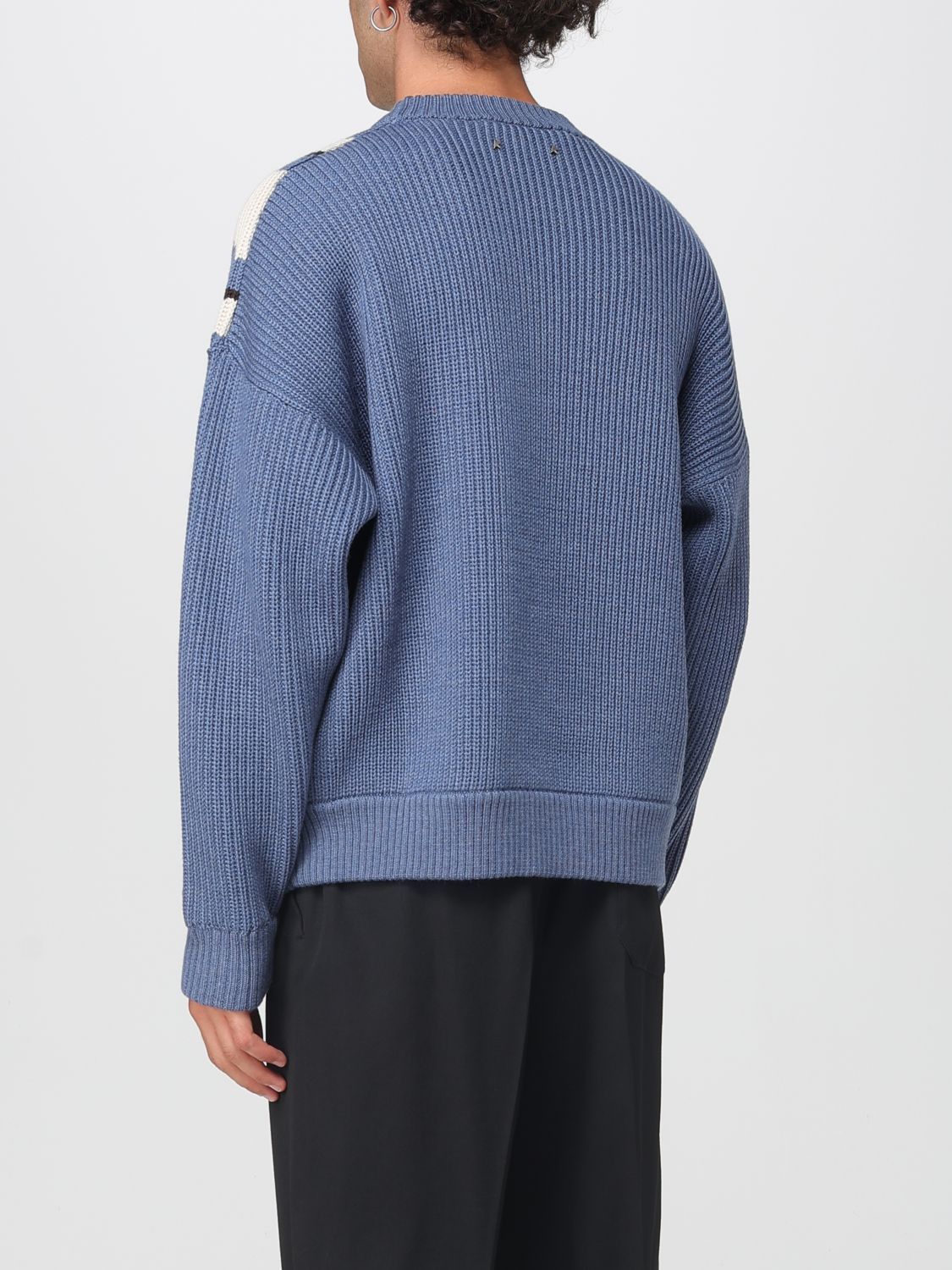 Golden Goose Golden Goose Sweater Men Gnawed Blue Size US S / EU 44-46 / 1 - 3 Thumbnail
