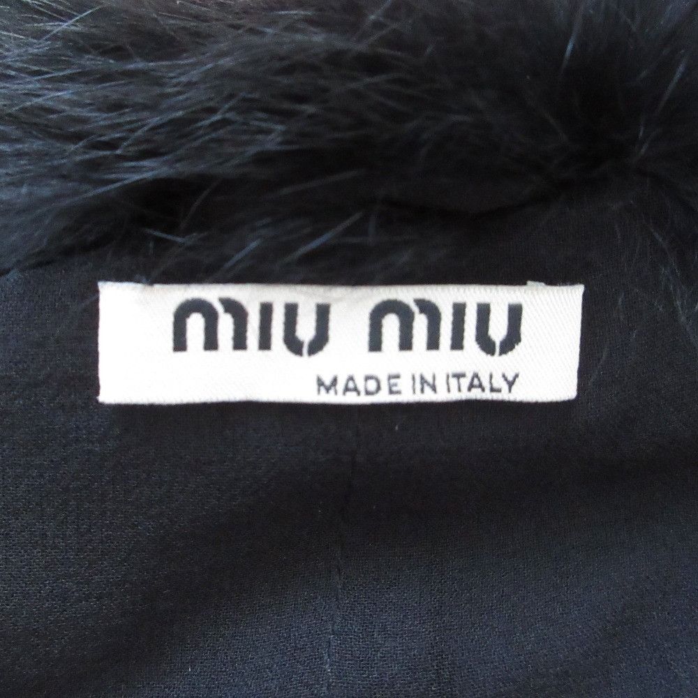 Miu Miu Miu Miu Miu Miu Fur Velour Cardigan Jacket Others Outerwear DUTY FREE for USA Size ONE SIZE - 6 Thumbnail