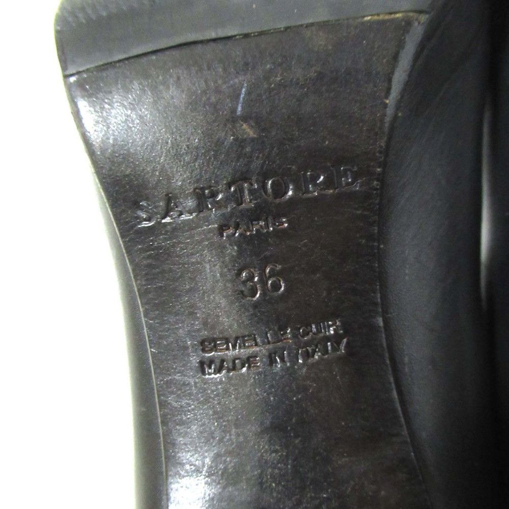 Other Other Sartore High Heel Leather Long Boots Leather Shoes DUTY FREE for USA Size ONE SIZE - 7 Thumbnail