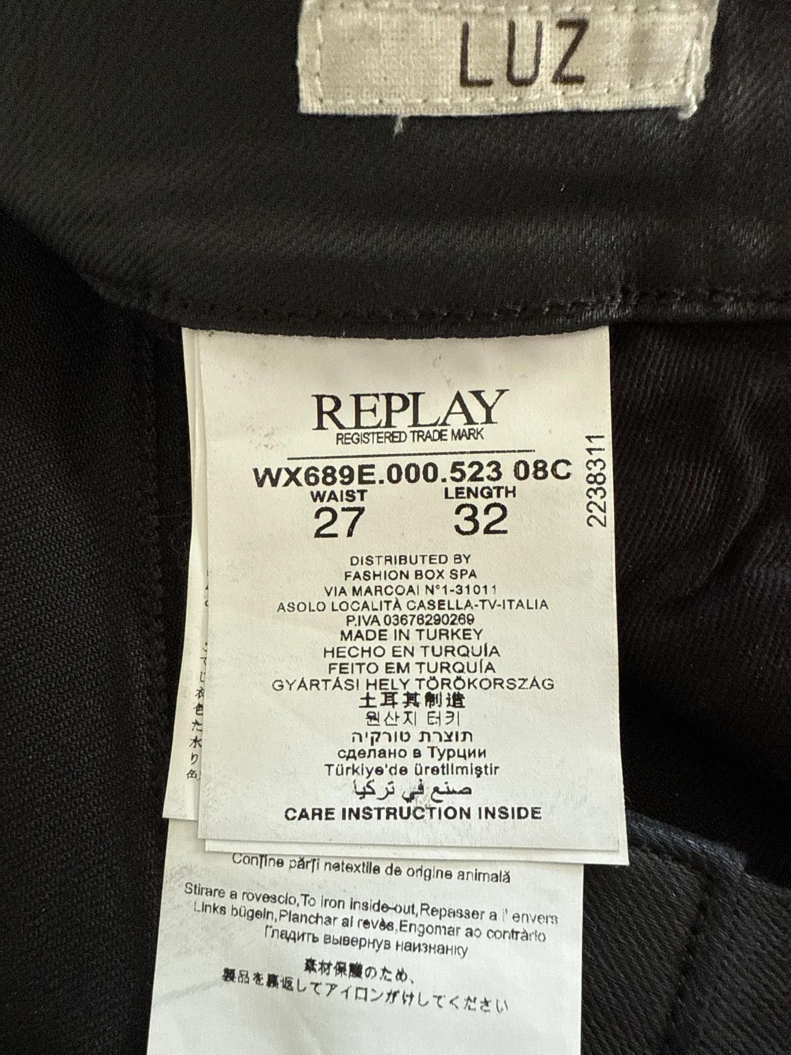 Replay Replay Luz Jeans Size 25" / US 0 / IT 36 - 3 Thumbnail