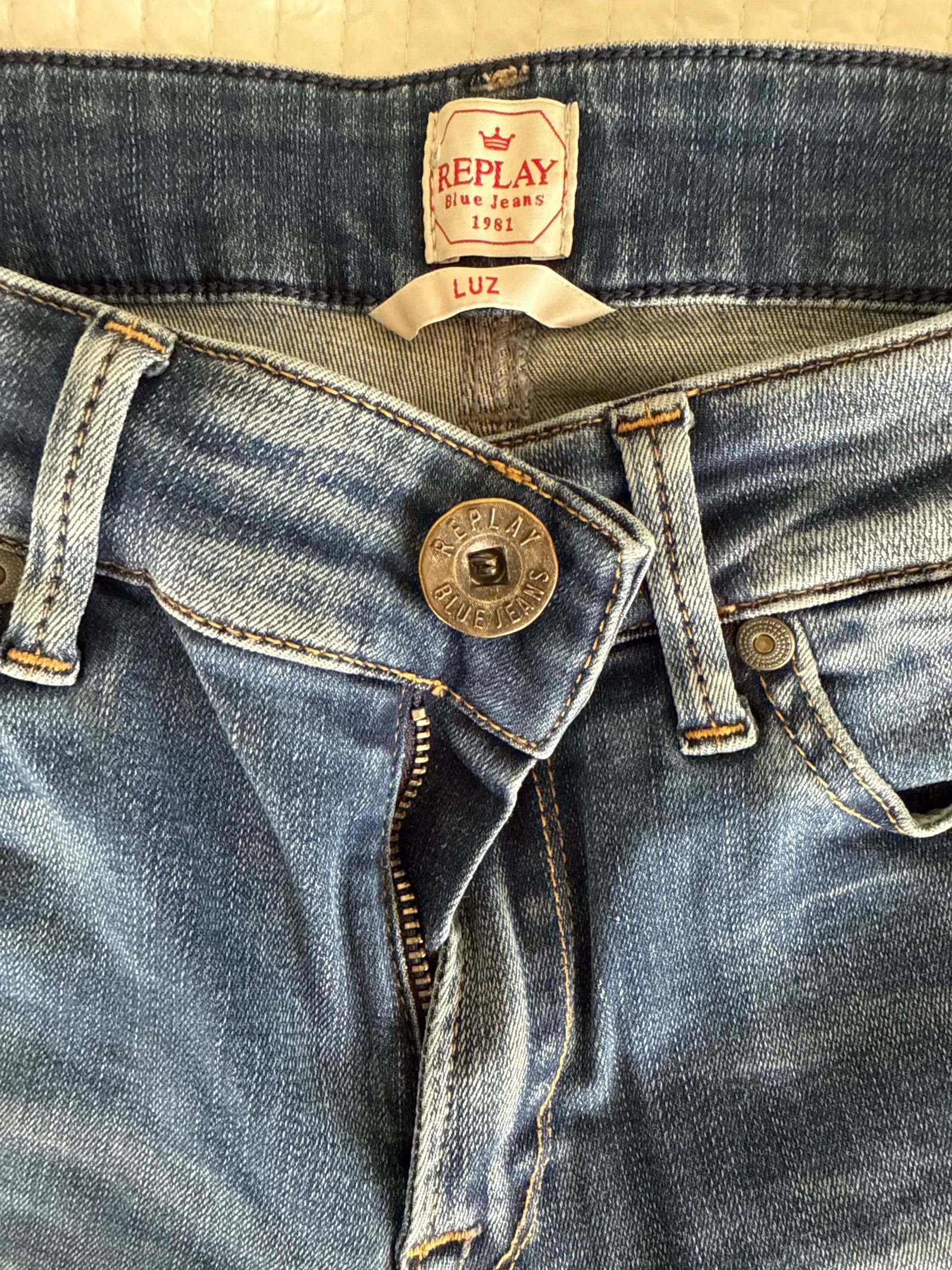 Replay Replay Luz Jeans Size 26" / US 2 / IT 38 - 2 Thumbnail