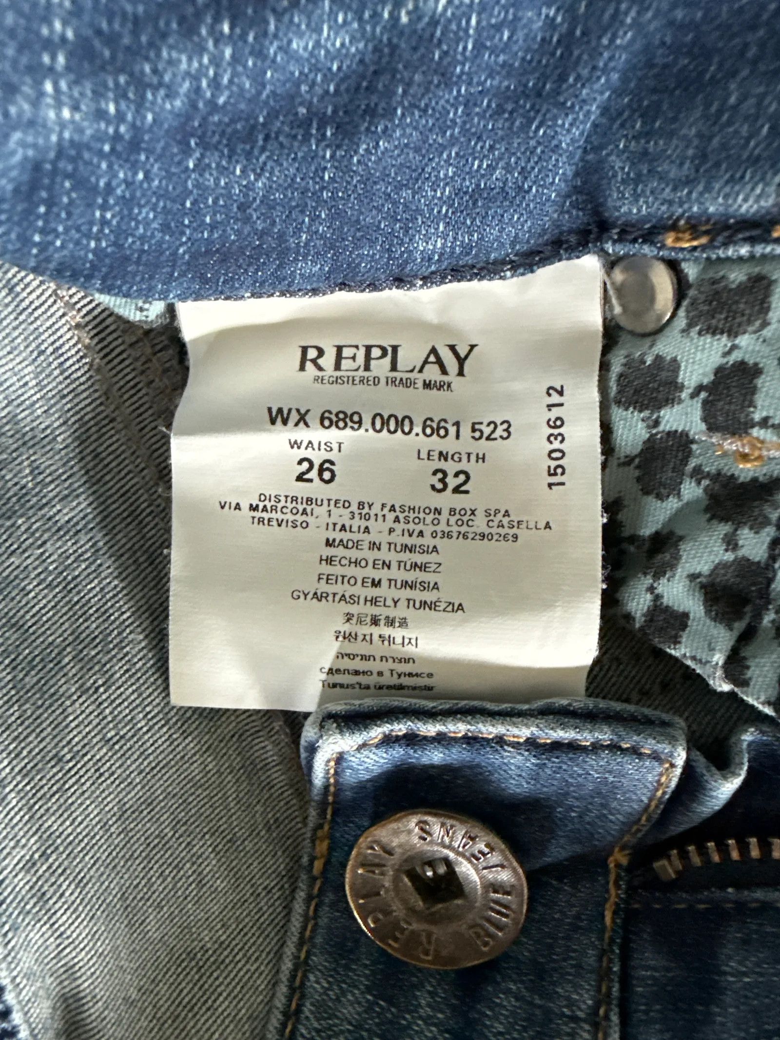 Replay Replay Luz Jeans Size 26" / US 2 / IT 38 - 3 Thumbnail